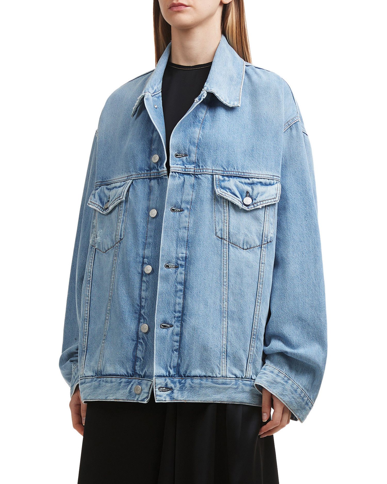 Acne Studios Acne Studios Relaxed Fit Pocket Denim Jacket Size XS / US 0-2 / IT 36-38 - 3 Thumbnail