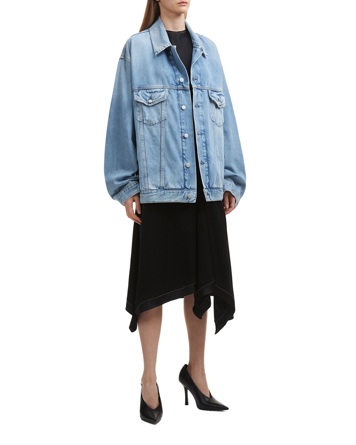 Acne Studios Acne Studios Relaxed Fit Pocket Denim Jacket Size XXS / US 00 / IT 34 - 2 Thumbnail