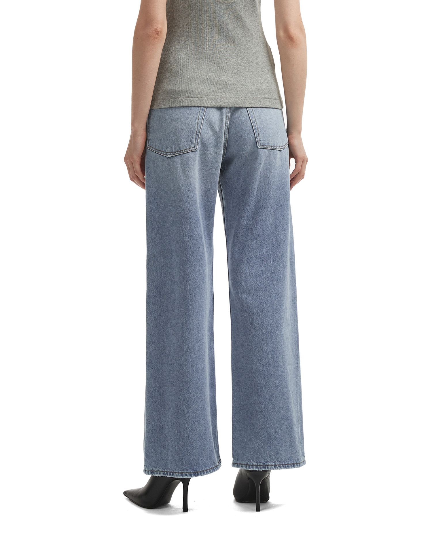 Acne Studios Acne Studios 2021F Loose Fit Ornament Wear Wide Leg Jeans Size 26" / US 2 / IT 38 - 4 Thumbnail