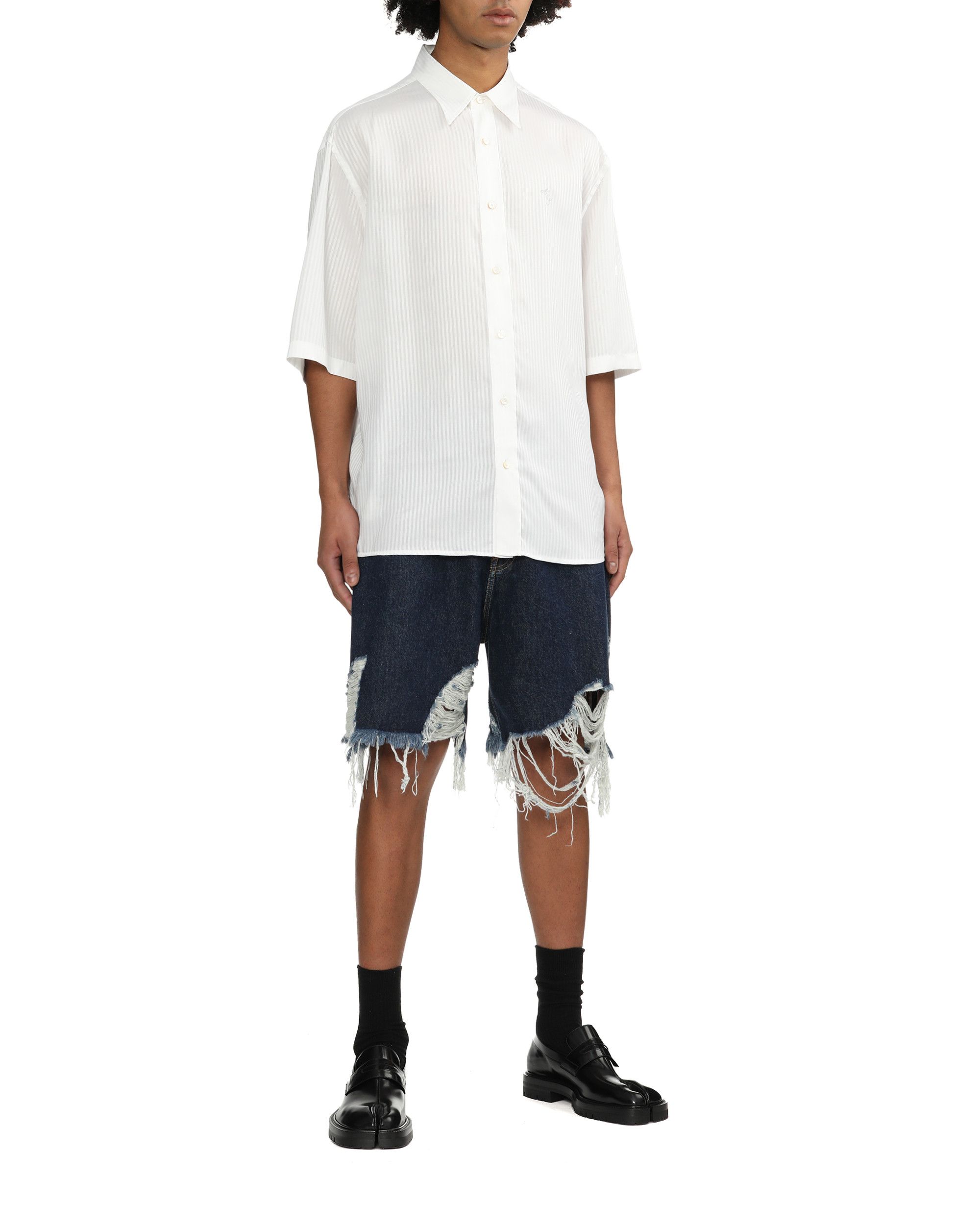 Acne Studios Acne Studios Logo Embroidery Stripe Shirt Size US L / EU 52-54 / 3 - 2 Thumbnail