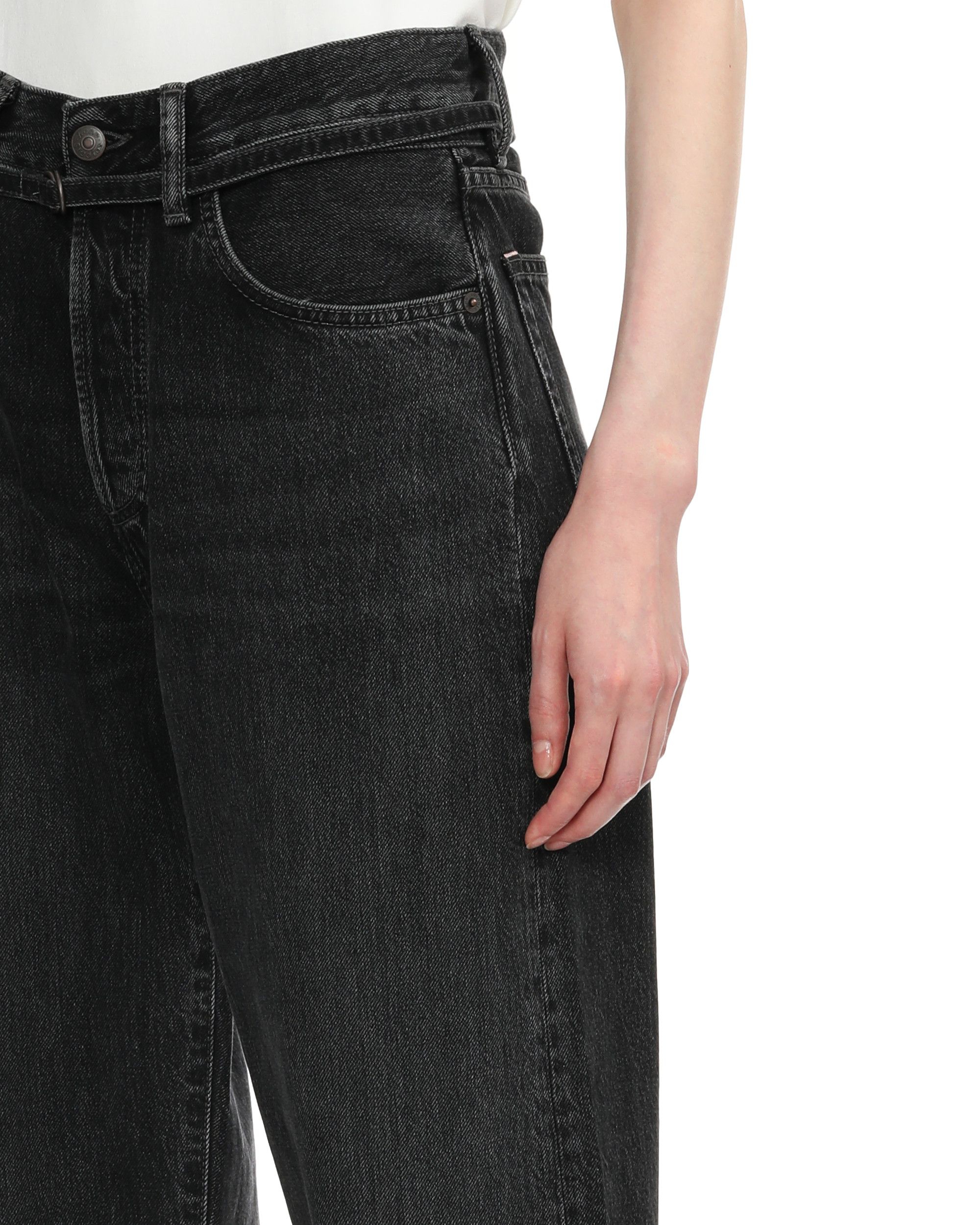 Acne Studios Acne Studios 1991 Loose Fit Match Belt Wide Leg Jeans Size 26" / US 2 / IT 38 - 5 Thumbnail