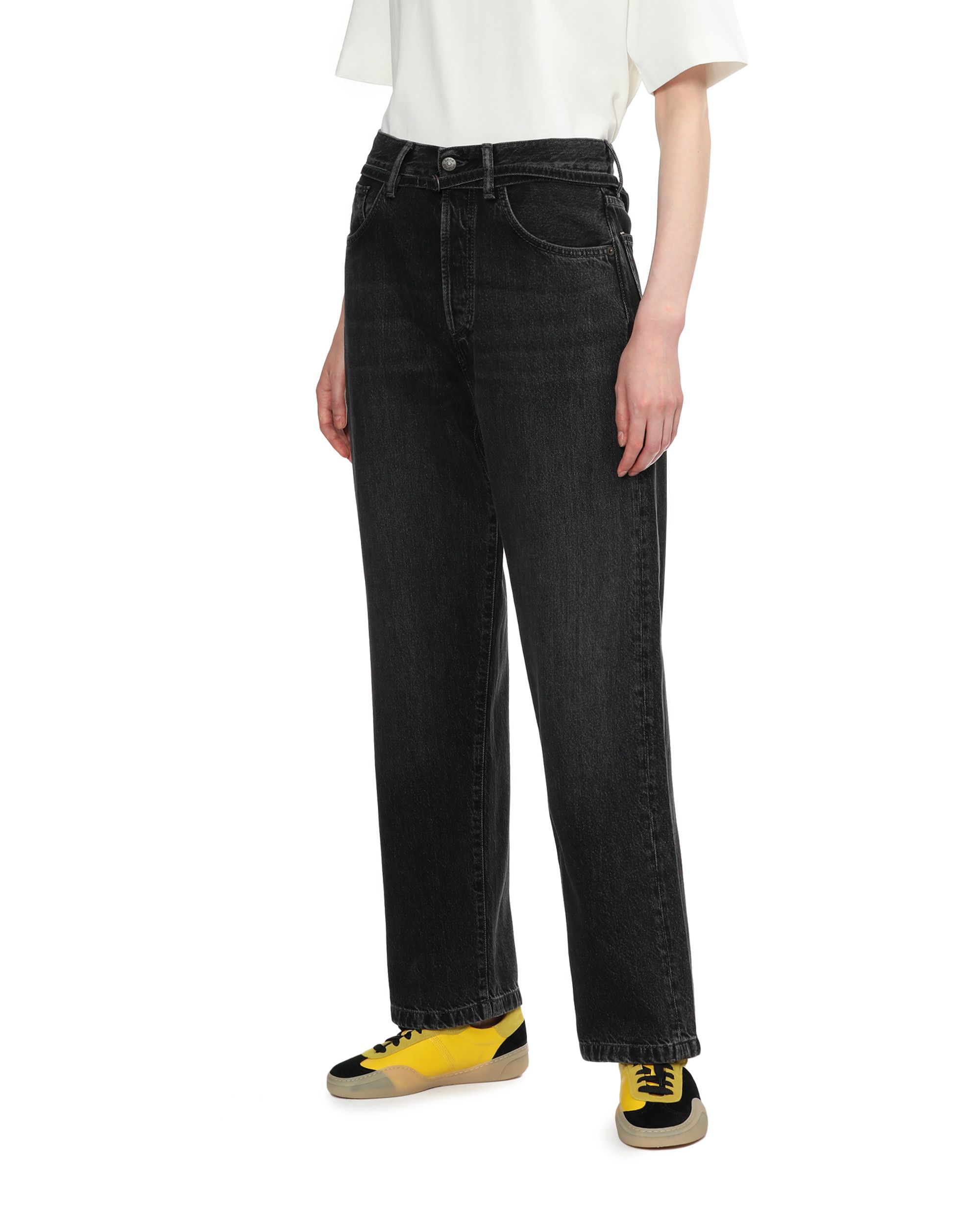 Acne Studios Acne Studios 1991 Loose Fit Match Belt Wide Leg Jeans Size 26" / US 2 / IT 38 - 3 Thumbnail