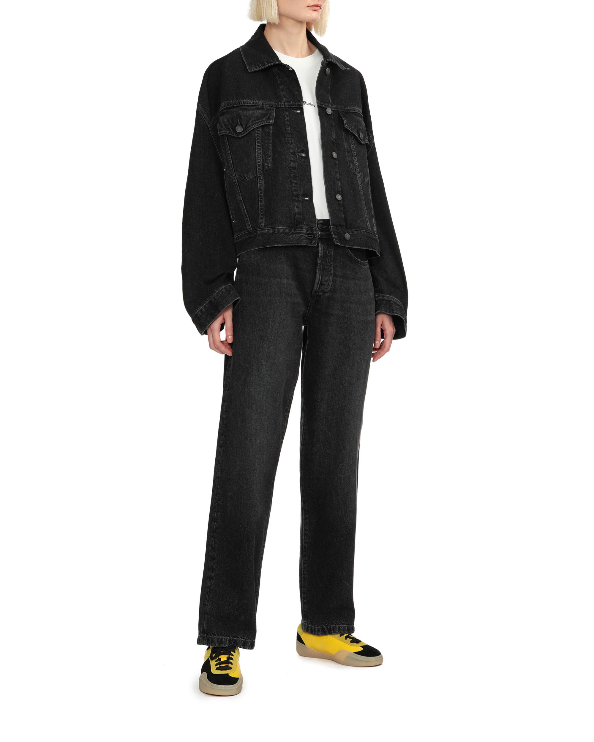 Acne Studios Acne Studios Relaxed Cropped Fit Pocket Denim Jacket Size L / US 10 / IT 46 - 2 Thumbnail