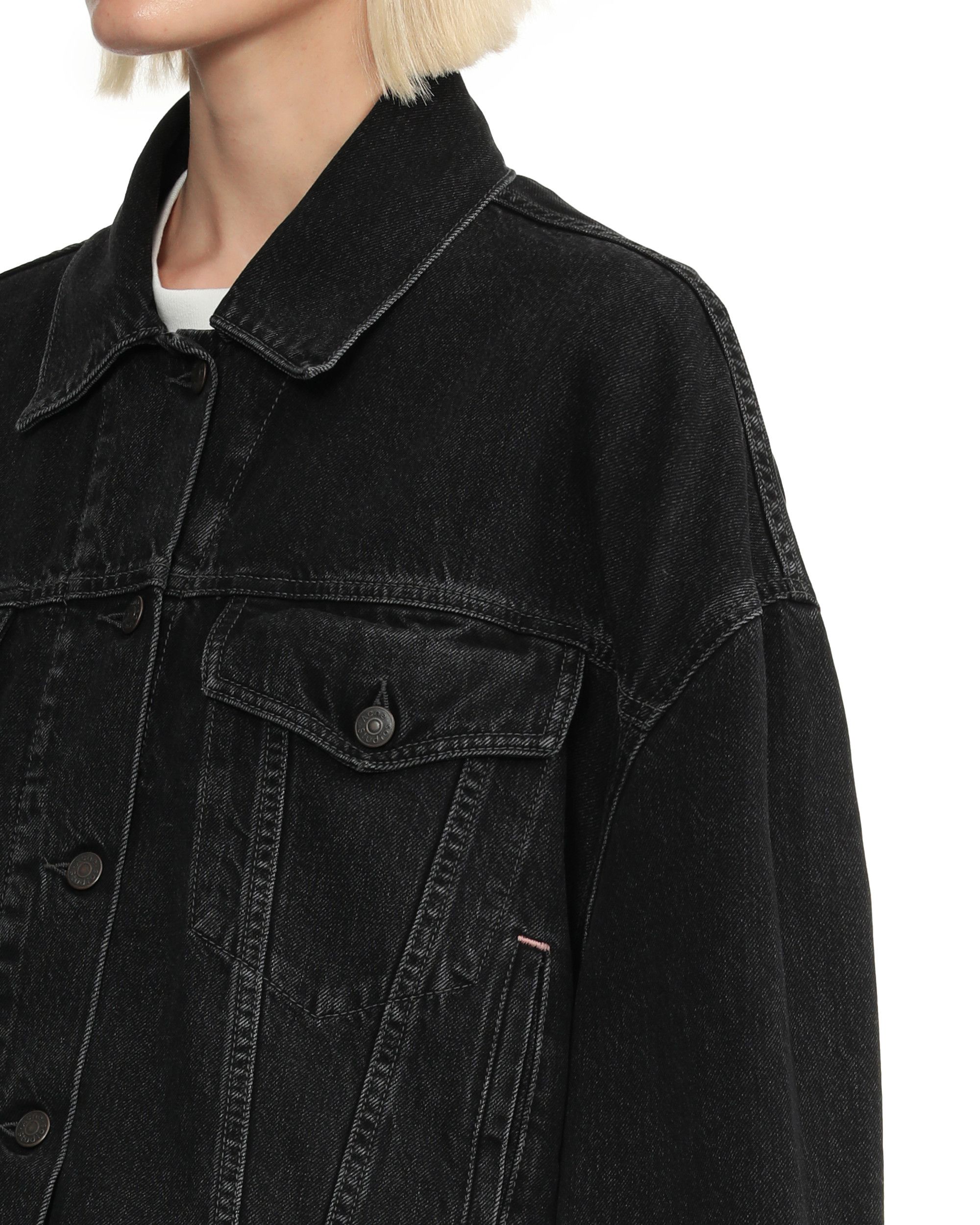 Acne Studios Acne Studios Relaxed Cropped Fit Pocket Denim Jacket Size L / US 10 / IT 46 - 5 Thumbnail