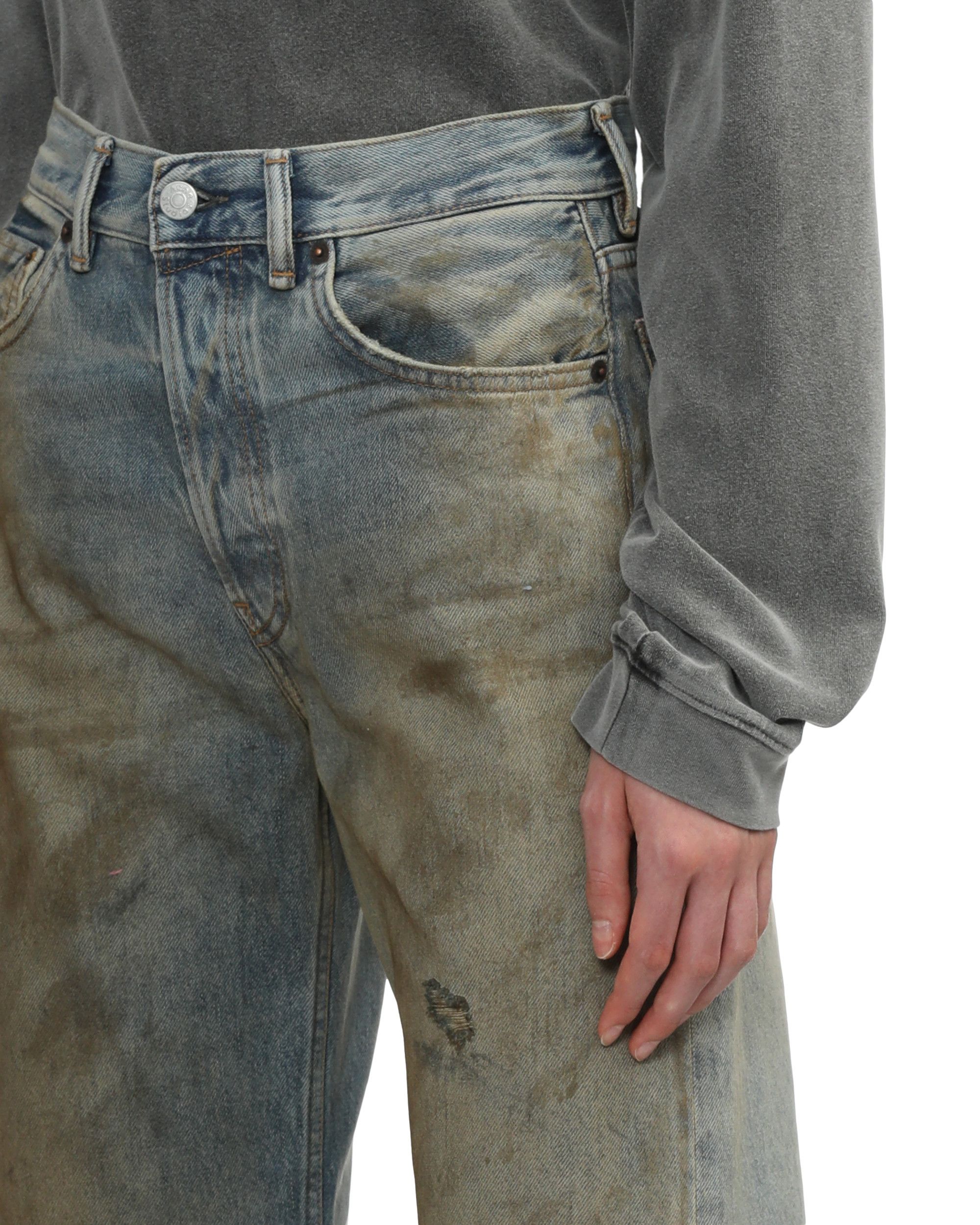 Acne Studios Acne Studios 2021F Loose Fit Imitation Old Effect Wide Le... Size 28" / US 6 / IT 42 - 5 Thumbnail