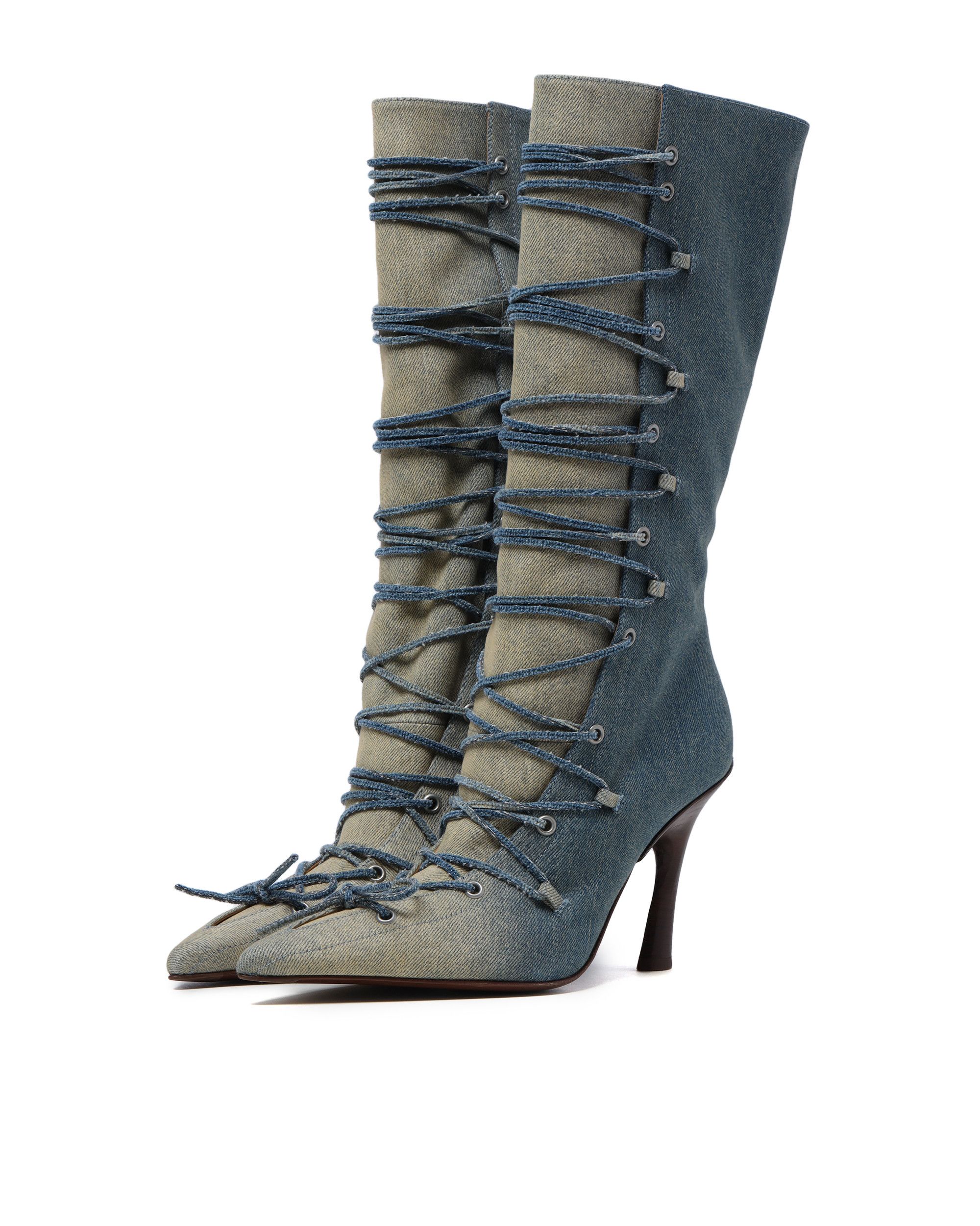 Acne Studios Acne Studios Bitten Denim Middle Tube Boot Size 28" / US 6 / IT 42 - 3 Thumbnail