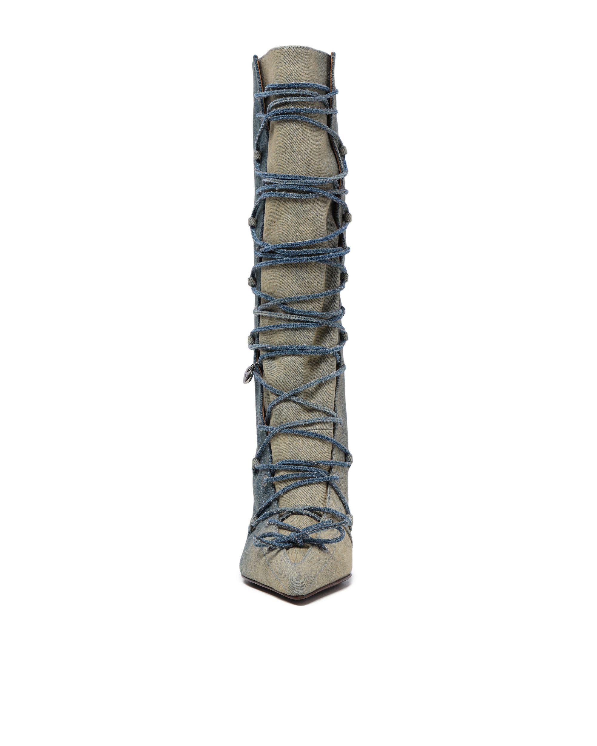 Acne Studios Acne Studios Bitten Denim Middle Tube Boot Size 28" / US 6 / IT 42 - 4 Thumbnail