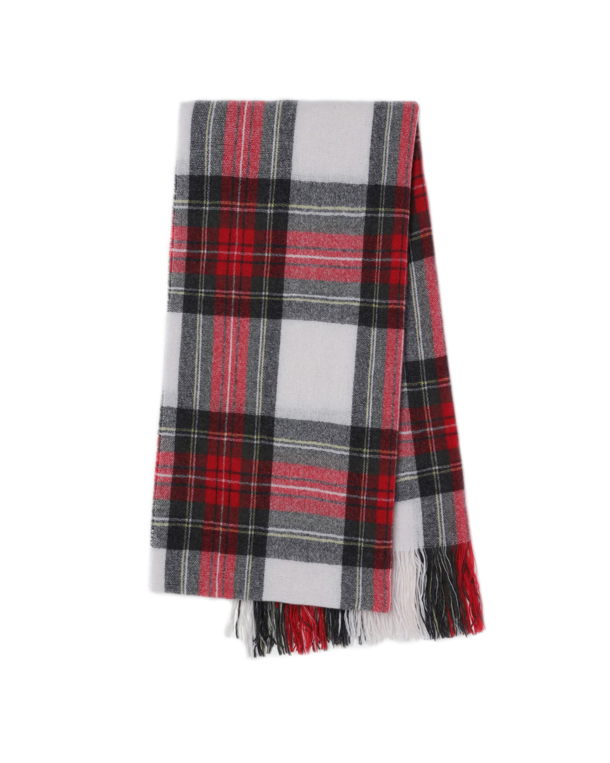 Acne Studios Acne Studios Label Stitched Detail Plaid Scarf Size ONE SIZE - 2 Thumbnail