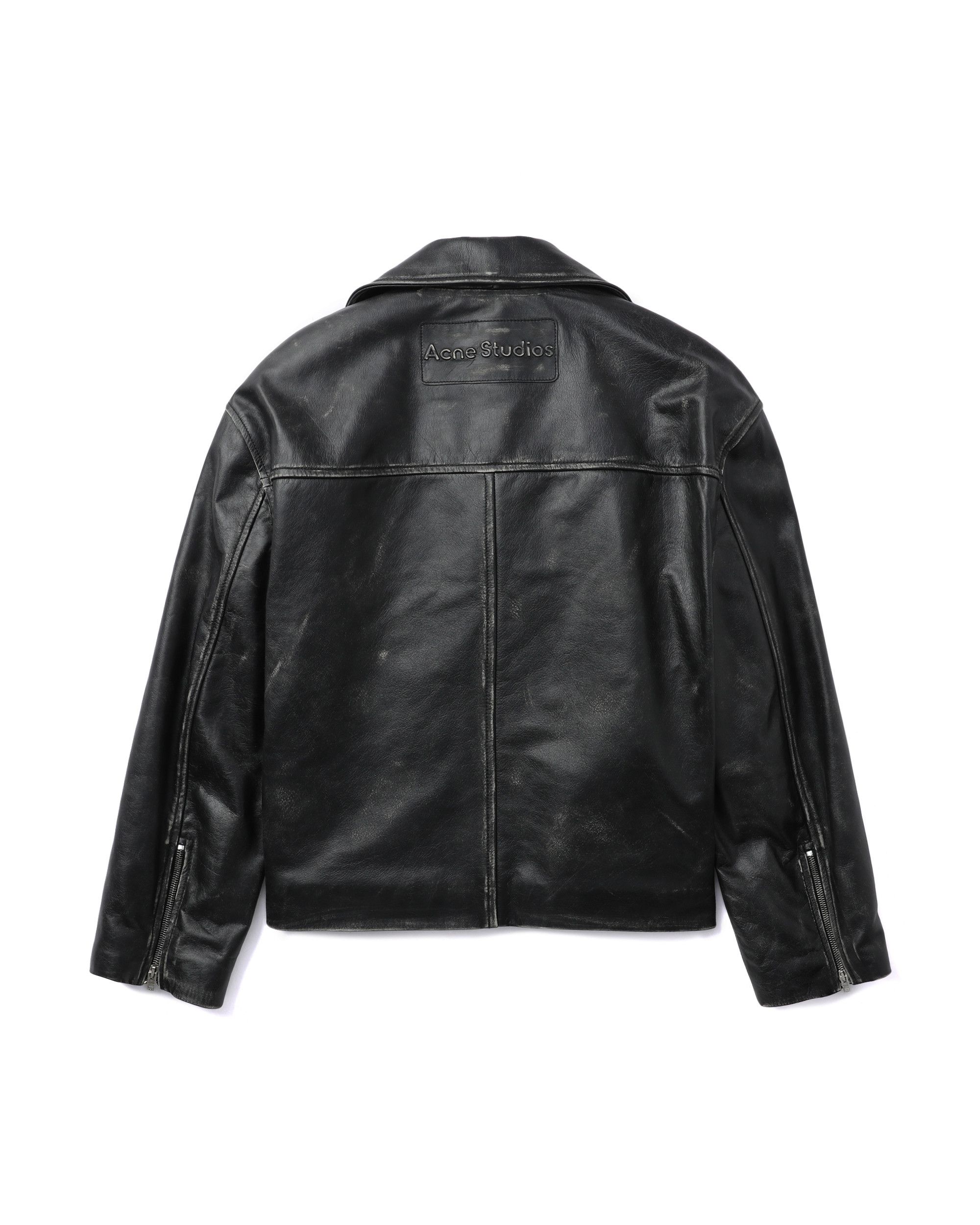 Acne Studios Acne Studios Leather Biker Jacket Size S / US 4 / IT 40 - 6 Thumbnail