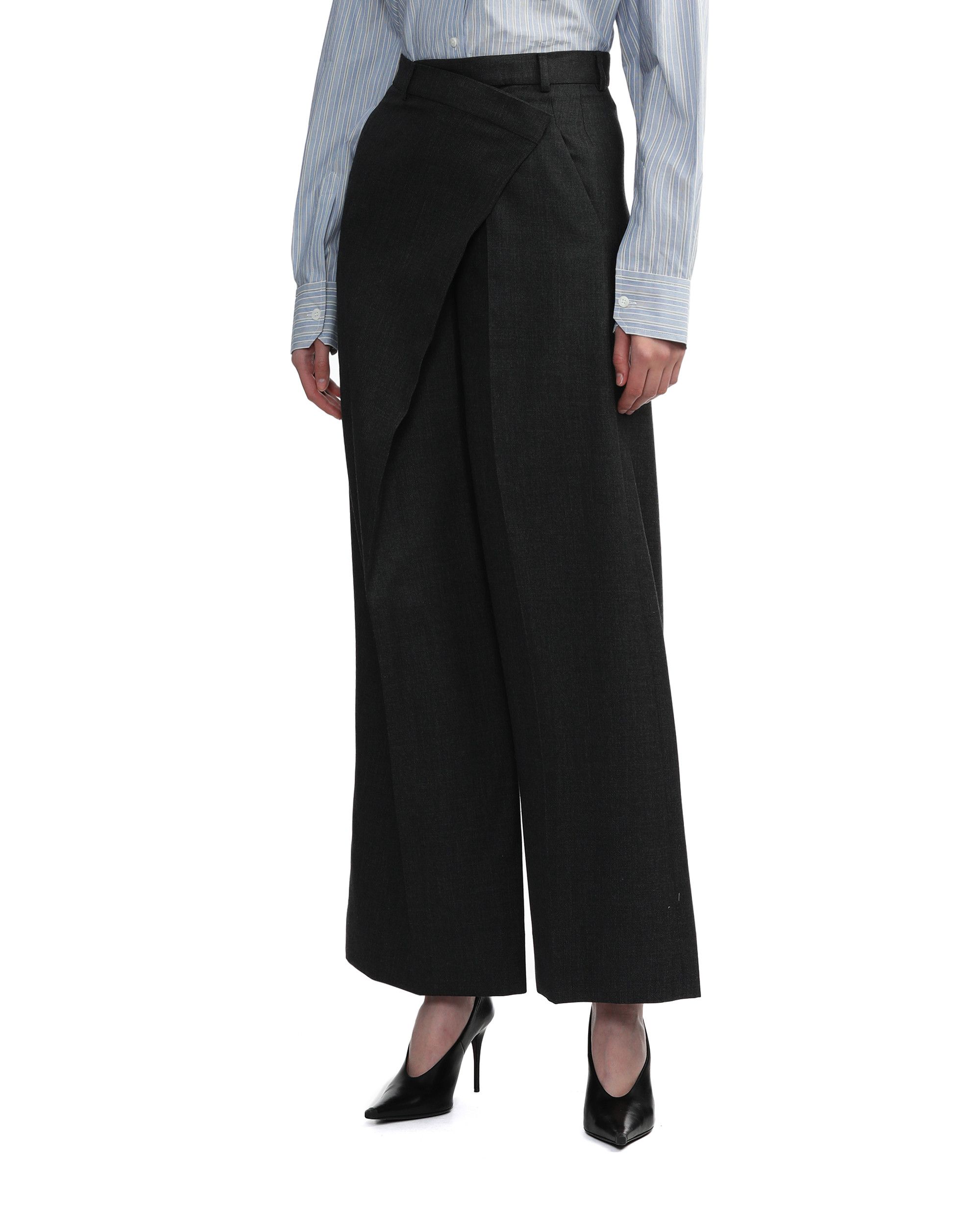 Acne Studios Acne Studios Asymmetric Door Front Wide Leg Blazer Pants Size M / US 6-8 / IT 42-44 - 3 Thumbnail
