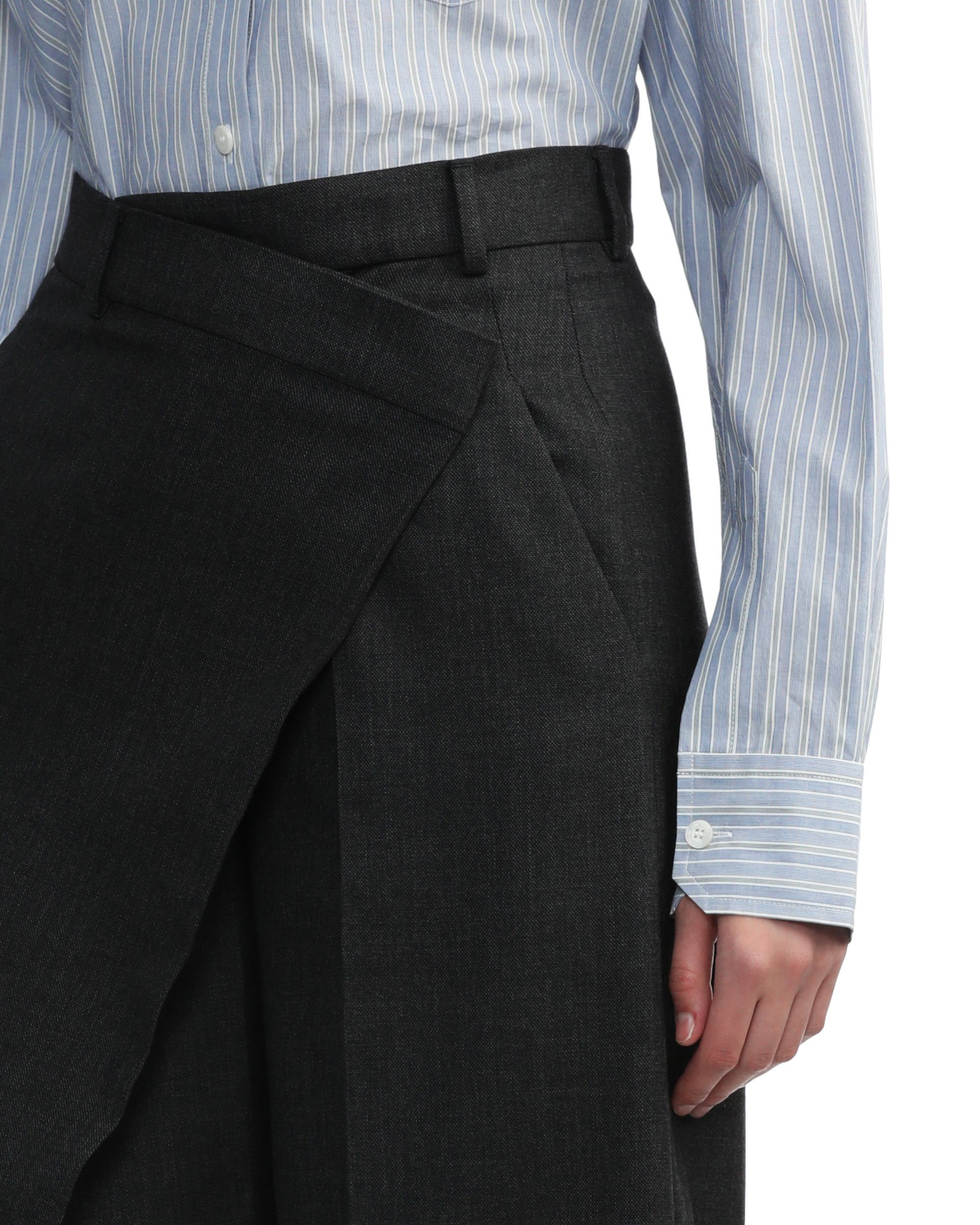 Acne Studios Acne Studios Asymmetric Door Front Wide Leg Blazer Pants Size M / US 6-8 / IT 42-44 - 5 Thumbnail