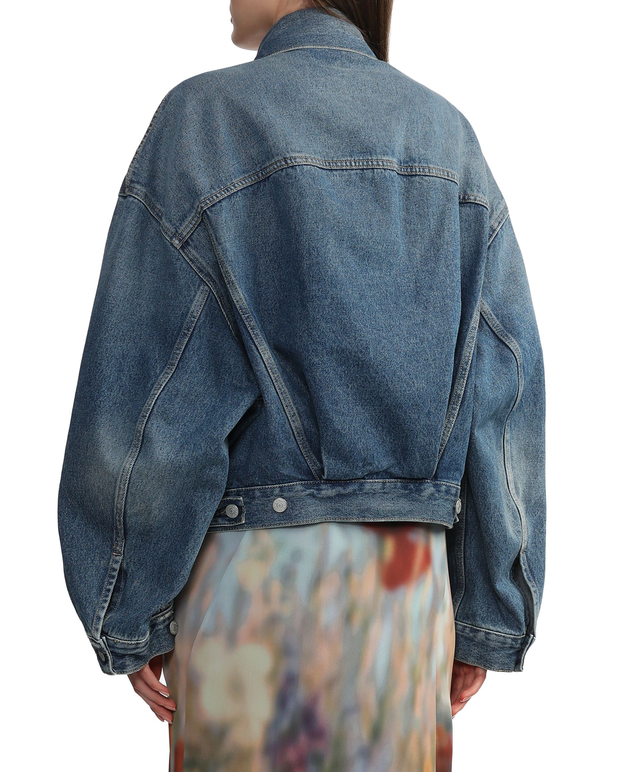 Acne Studios Acne Studios Pinched Cinched Waist Denim Jacket Size S / US 4 / IT 40 - 4 Thumbnail