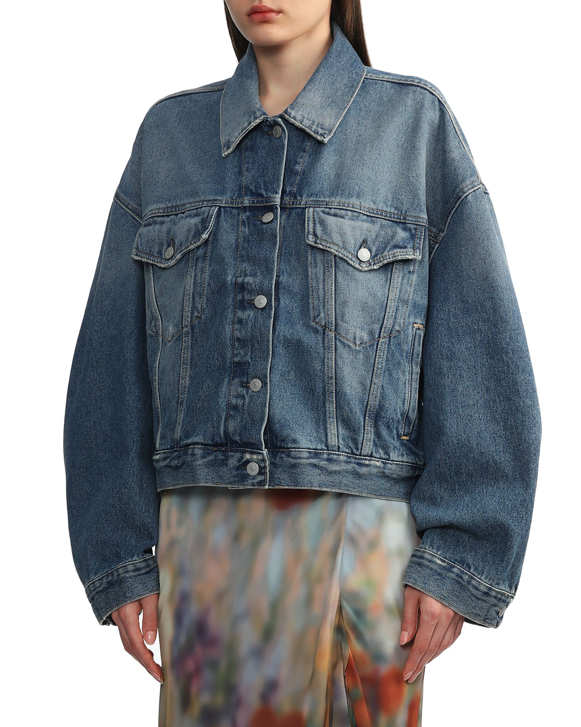 Acne Studios Acne Studios Pinched Cinched Waist Denim Jacket Size M / US 6-8 / IT 42-44 - 3 Thumbnail