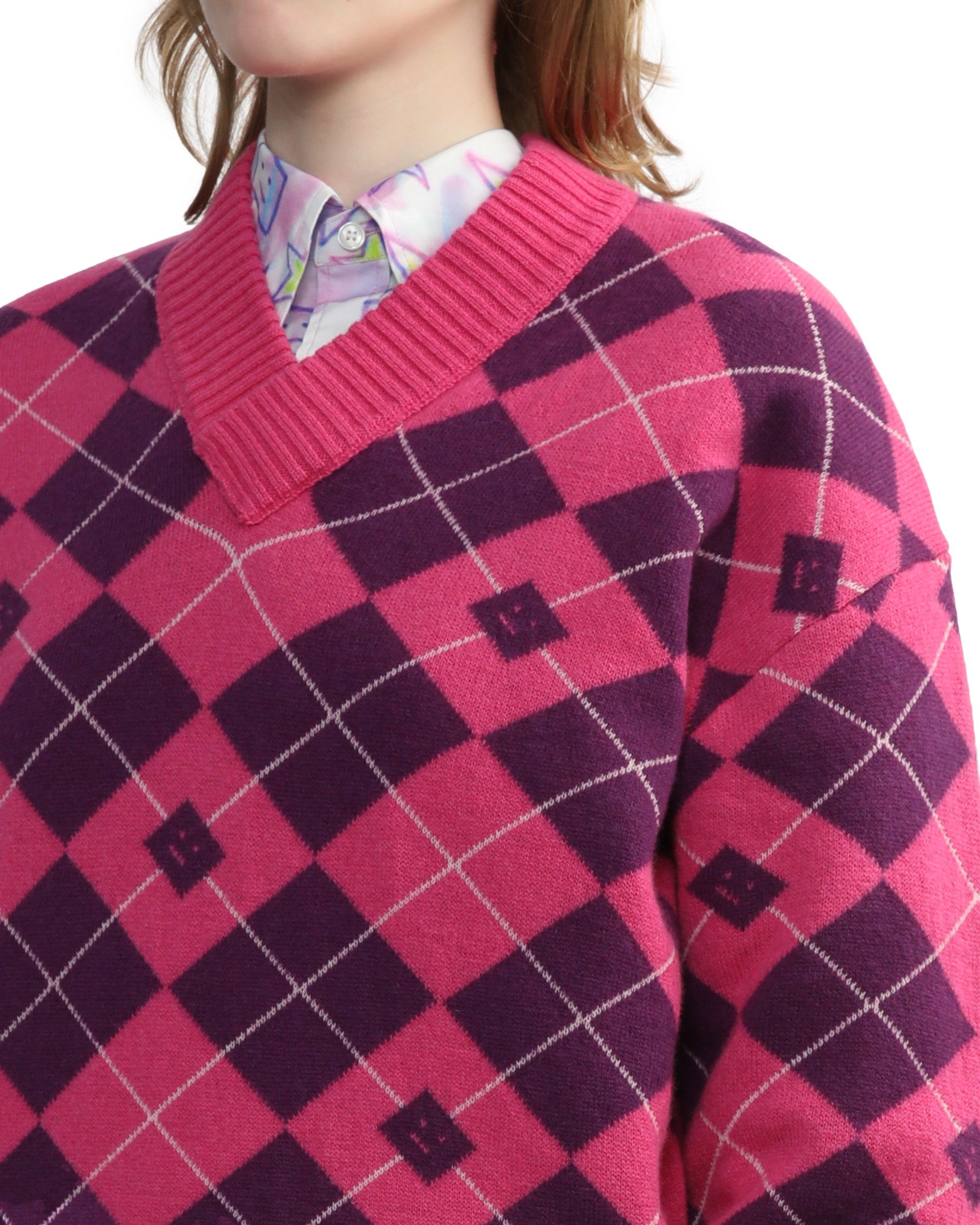 Acne Studios Acne Studios Face Jacquard Knitwear Size S / US 4 / IT 40 - 5 Thumbnail