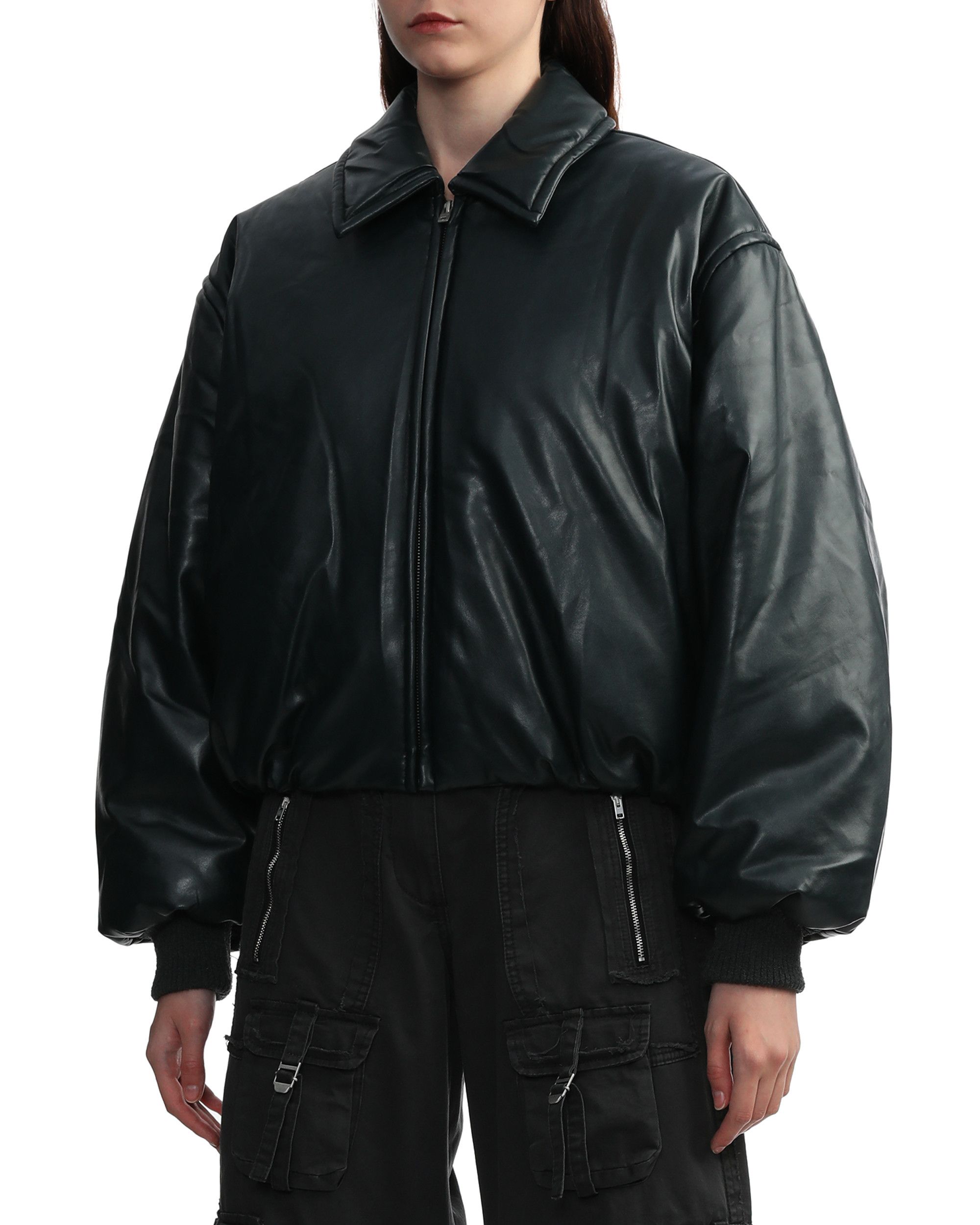 Acne Studios Acne Studios Leather Feel Aviator Jacket Size L / US 10 / IT 46 - 3 Thumbnail