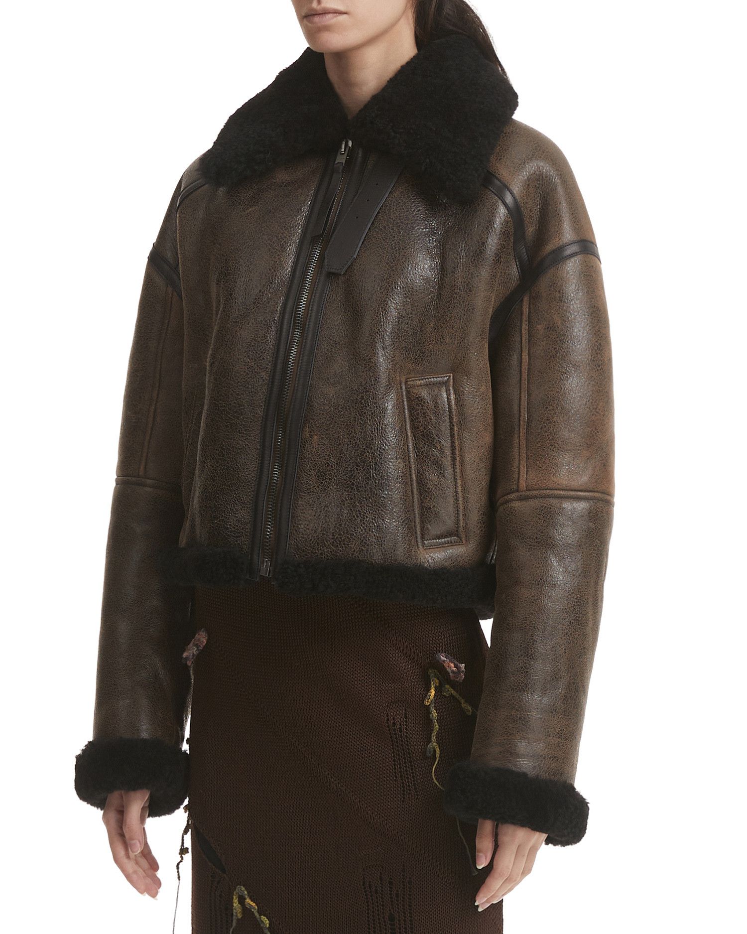 Acne Studios Acne Studios Shearling Aviator Jacket Size L / US 10 / IT 46 - 3 Thumbnail