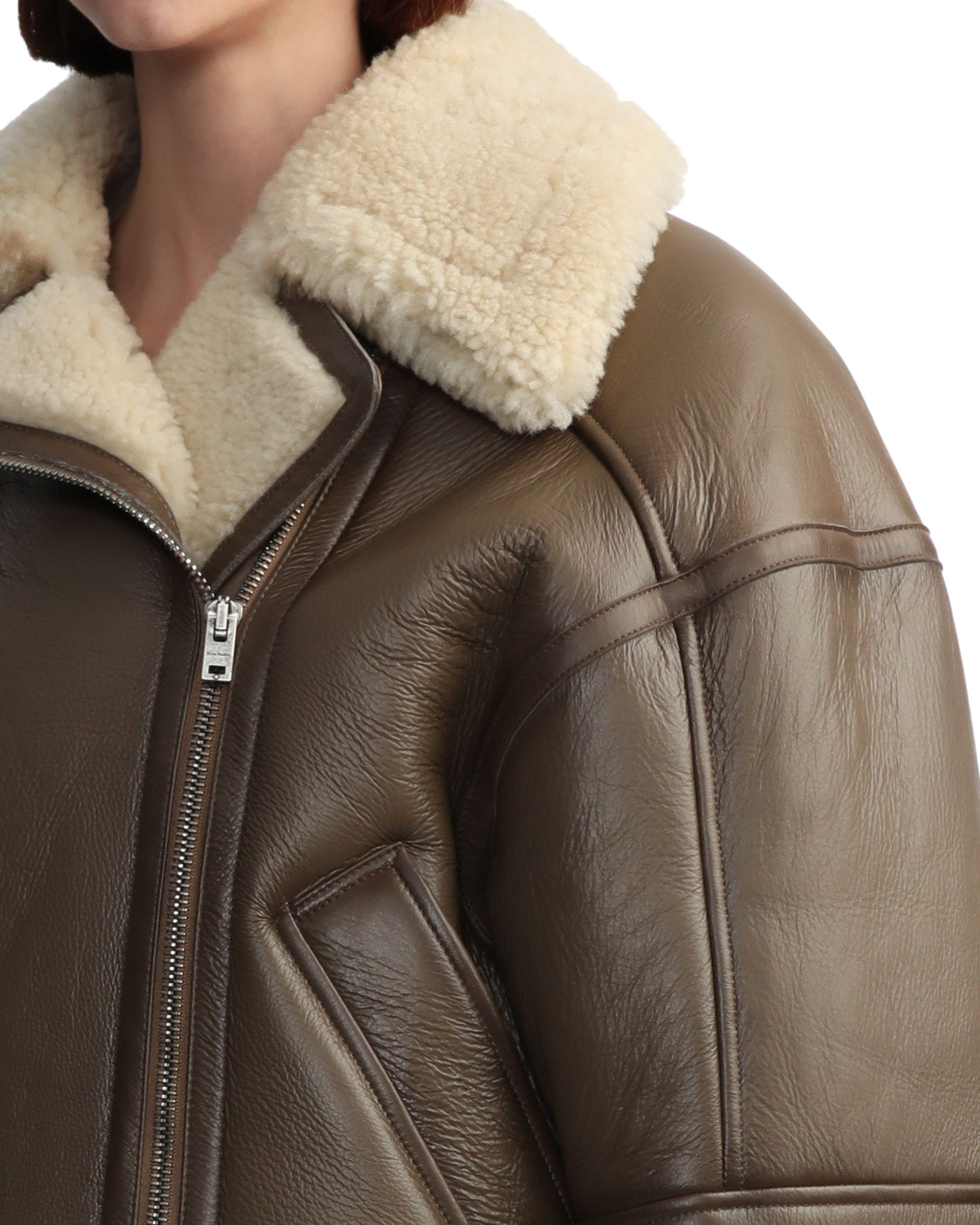 Acne Studios Acne Studios Shearling Biker Jacket Size XL / US 12-14 / IT 48-50 - 5 Thumbnail