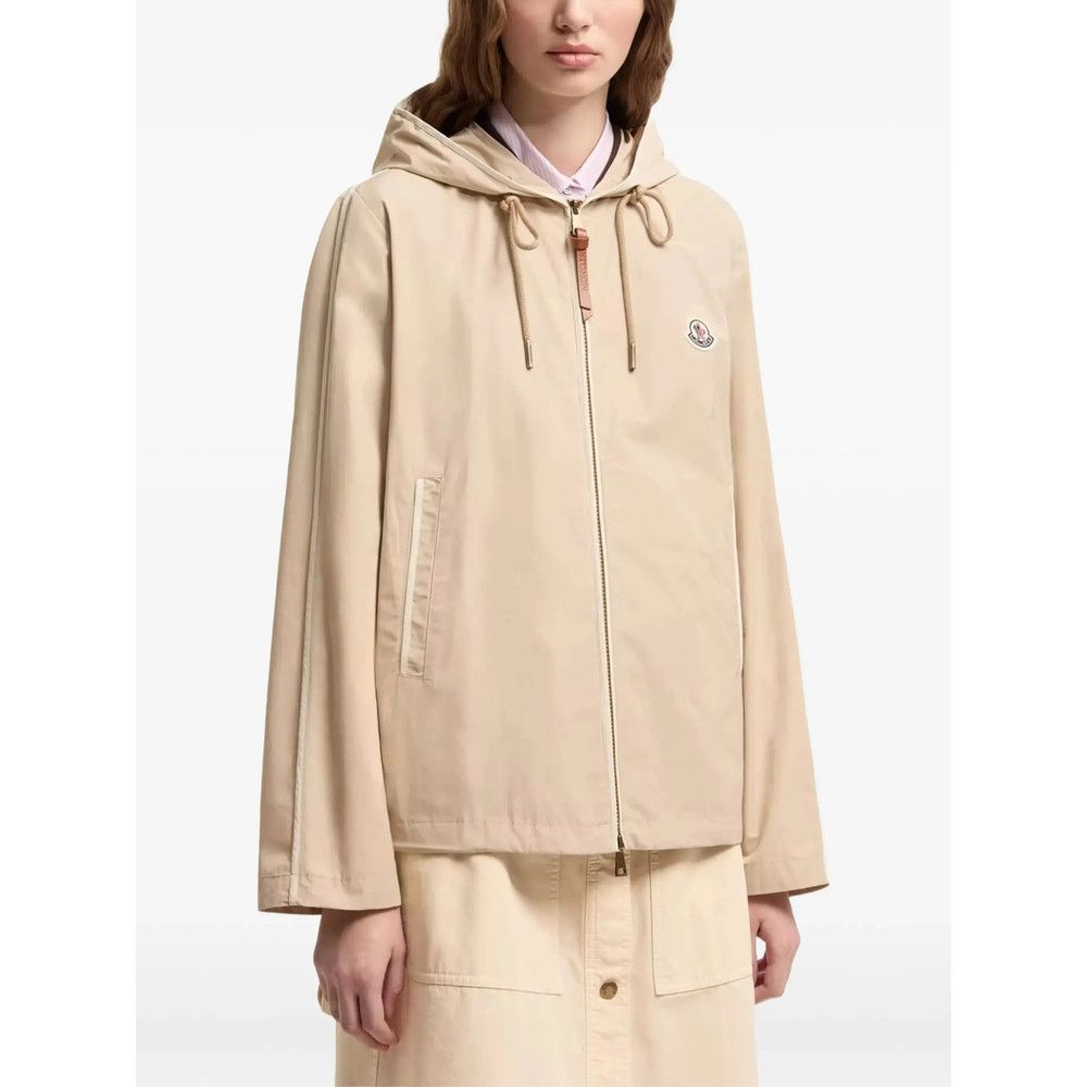 Moncler Moncler NEUTRALS Jackets - Bomber Jackets Size S / US 4 / IT 40 - 2 Thumbnail