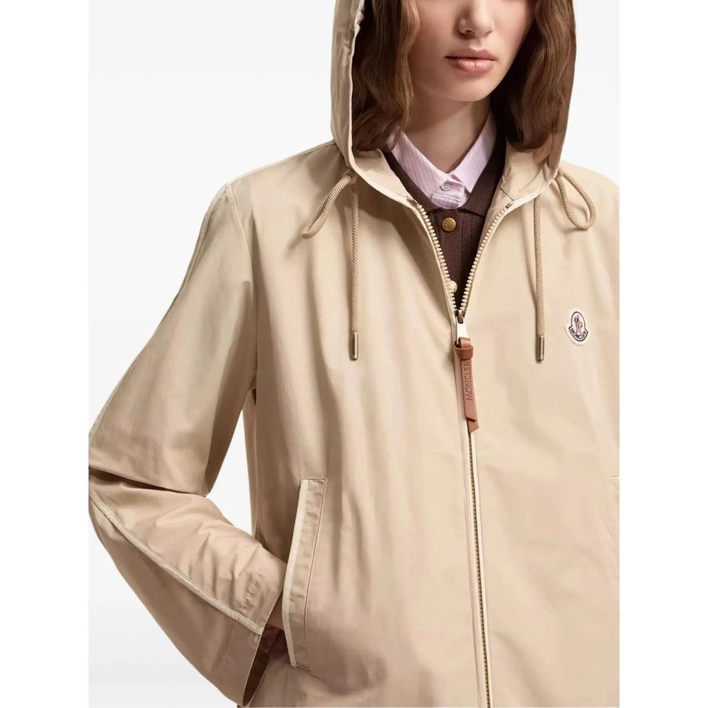 Moncler Moncler NEUTRALS Jackets - Bomber Jackets Size S / US 4 / IT 40 - 4 Thumbnail