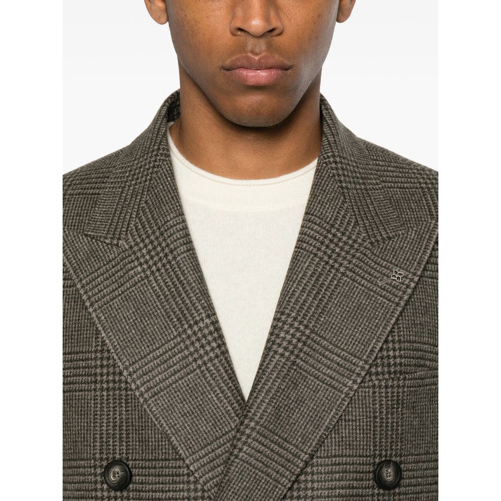 Tagliatore Tagliatore BROWN Coats - Double Breasted Coats Size US M / EU 48-50 / 2 - 3 Thumbnail