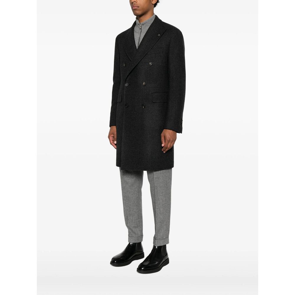 Tagliatore Tagliatore GREY Coats - Double Breasted Coats Size US M / EU 48-50 / 2 - 2 Thumbnail