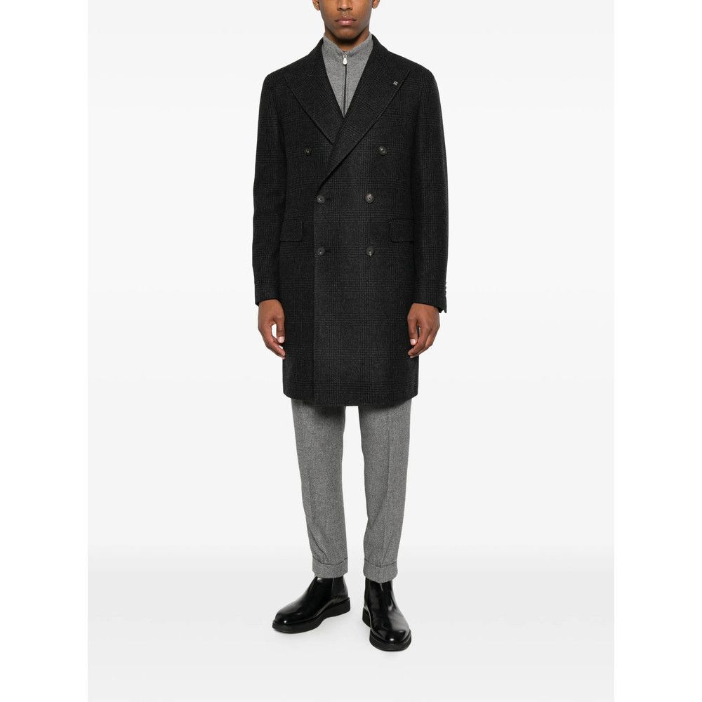 Tagliatore Tagliatore GREY Coats - Double Breasted Coats Size US M / EU 48-50 / 2 - 3 Thumbnail