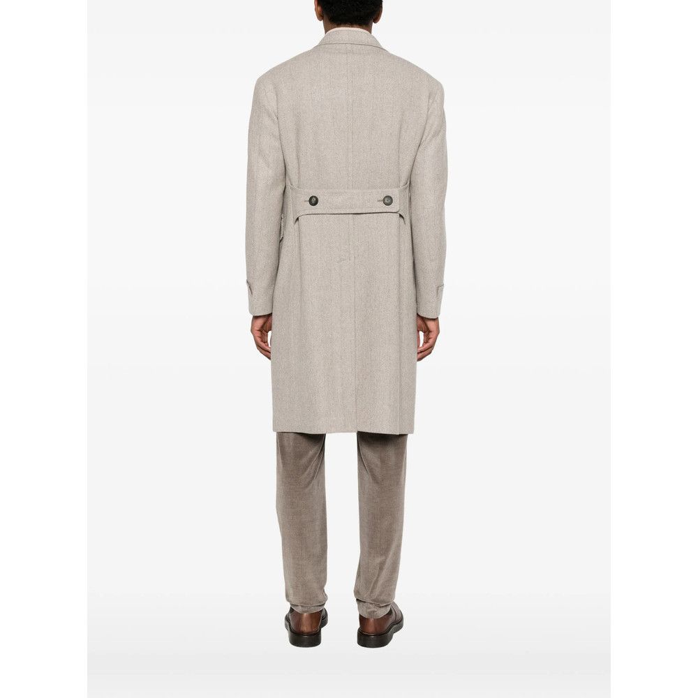 Tagliatore Tagliatore NEUTRALS Coats - Double Breasted Coats Size US M / EU 48-50 / 2 - 4 Thumbnail