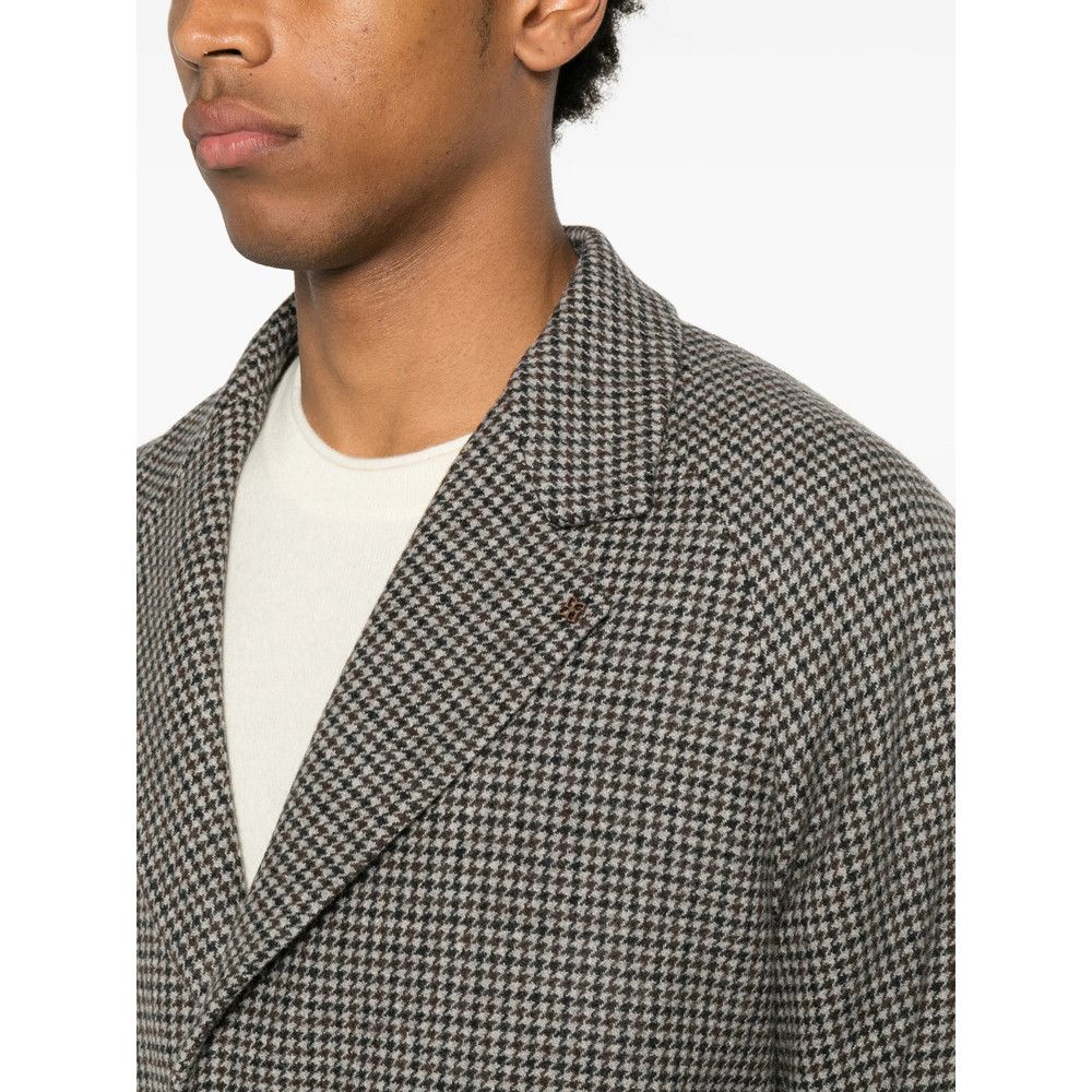 Tagliatore Tagliatore GREY Coats - Single Breasted Coats Size US M / EU 48-50 / 2 - 2 Thumbnail