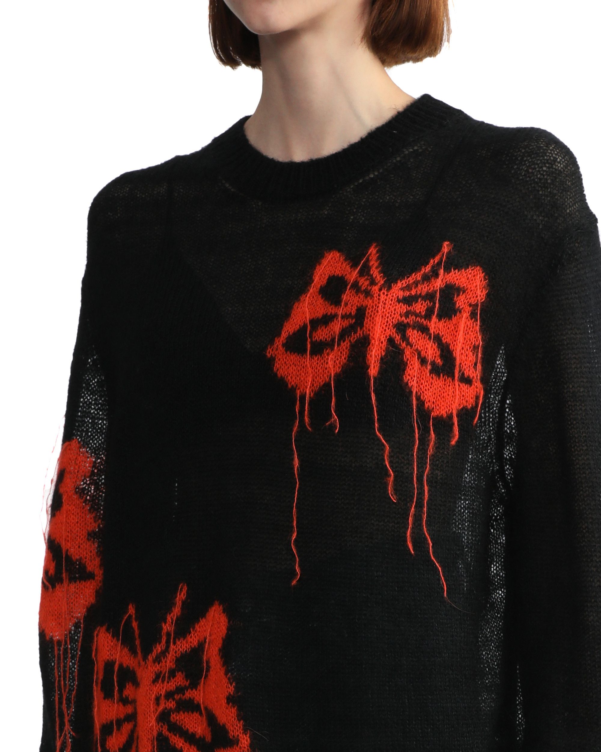 Acne Studios Acne Studios Butterfly Inset Floral Knitwear Size XXS / US 00 / IT 34 - 5 Thumbnail