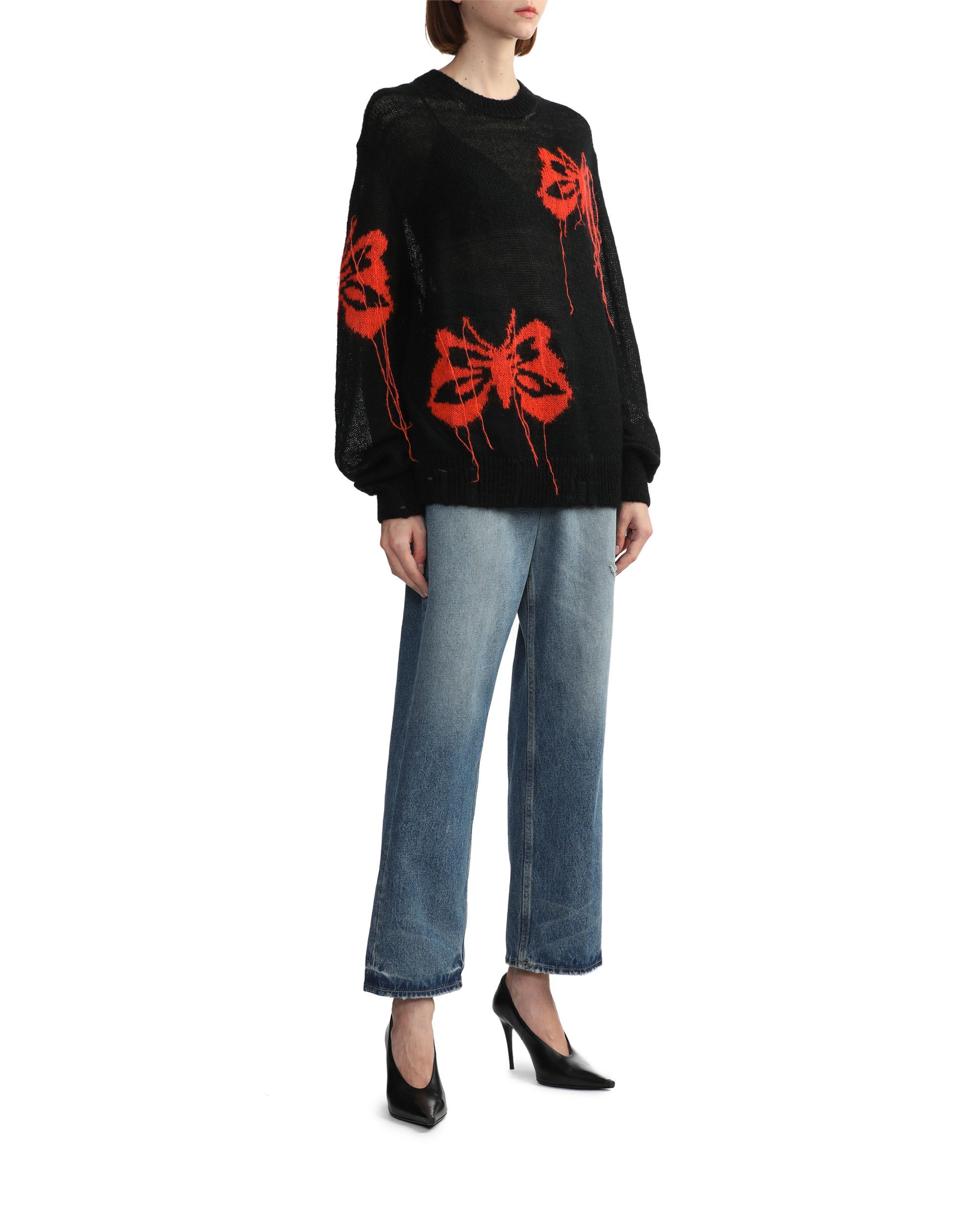Acne Studios Acne Studios Butterfly Inset Floral Knitwear Size XXS / US 00 / IT 34 - 2 Thumbnail