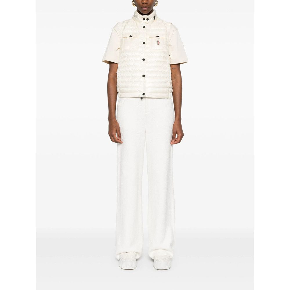 Moncler Grenoble Moncler Grenoble NEUTRALS Jackets - Waistcoat & Gilets Size S / US 4 / IT 40 - 4 Thumbnail