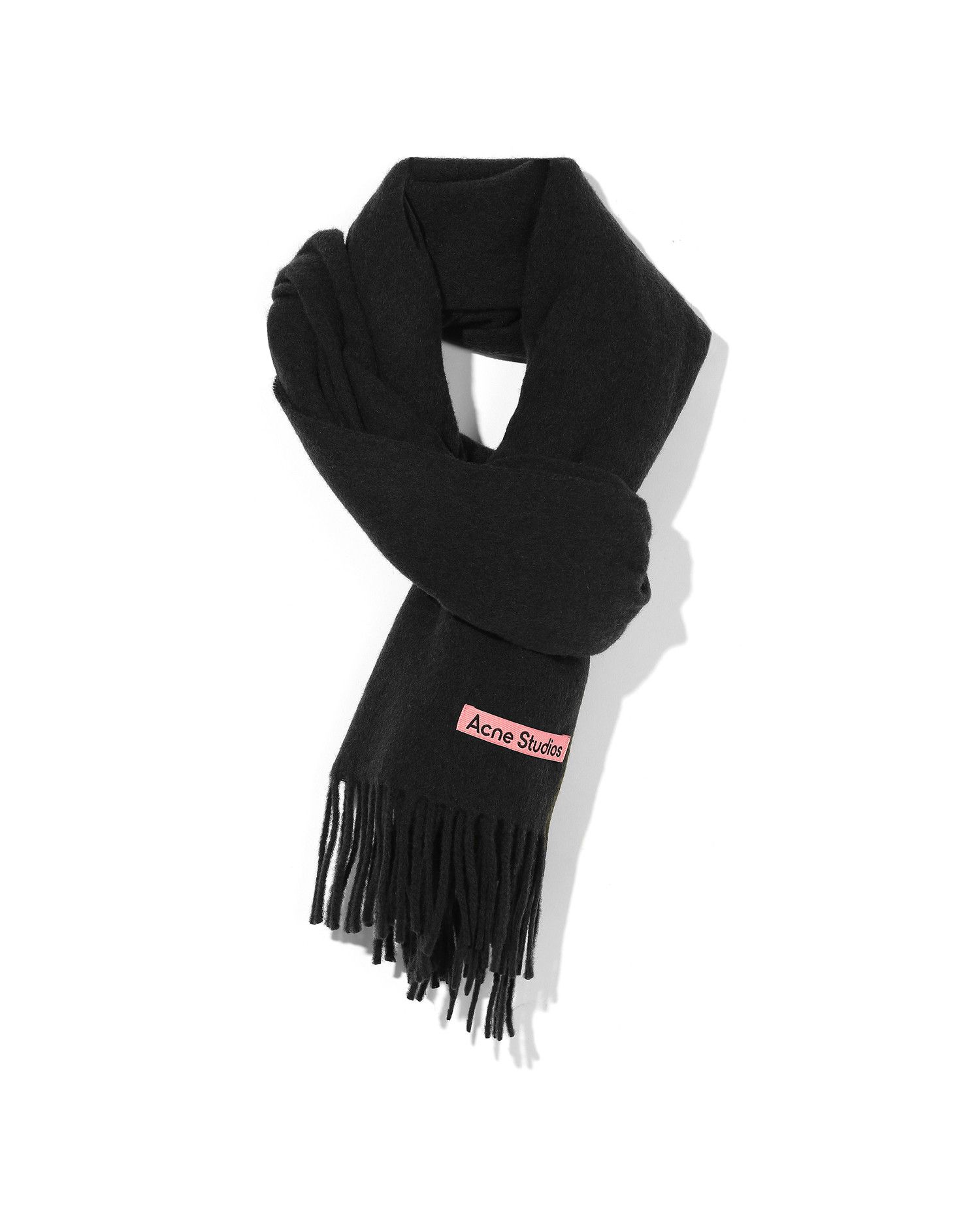Acne Studios Acne Studios Logo Stitched Detail Scarf Size ONE SIZE - 2 Thumbnail