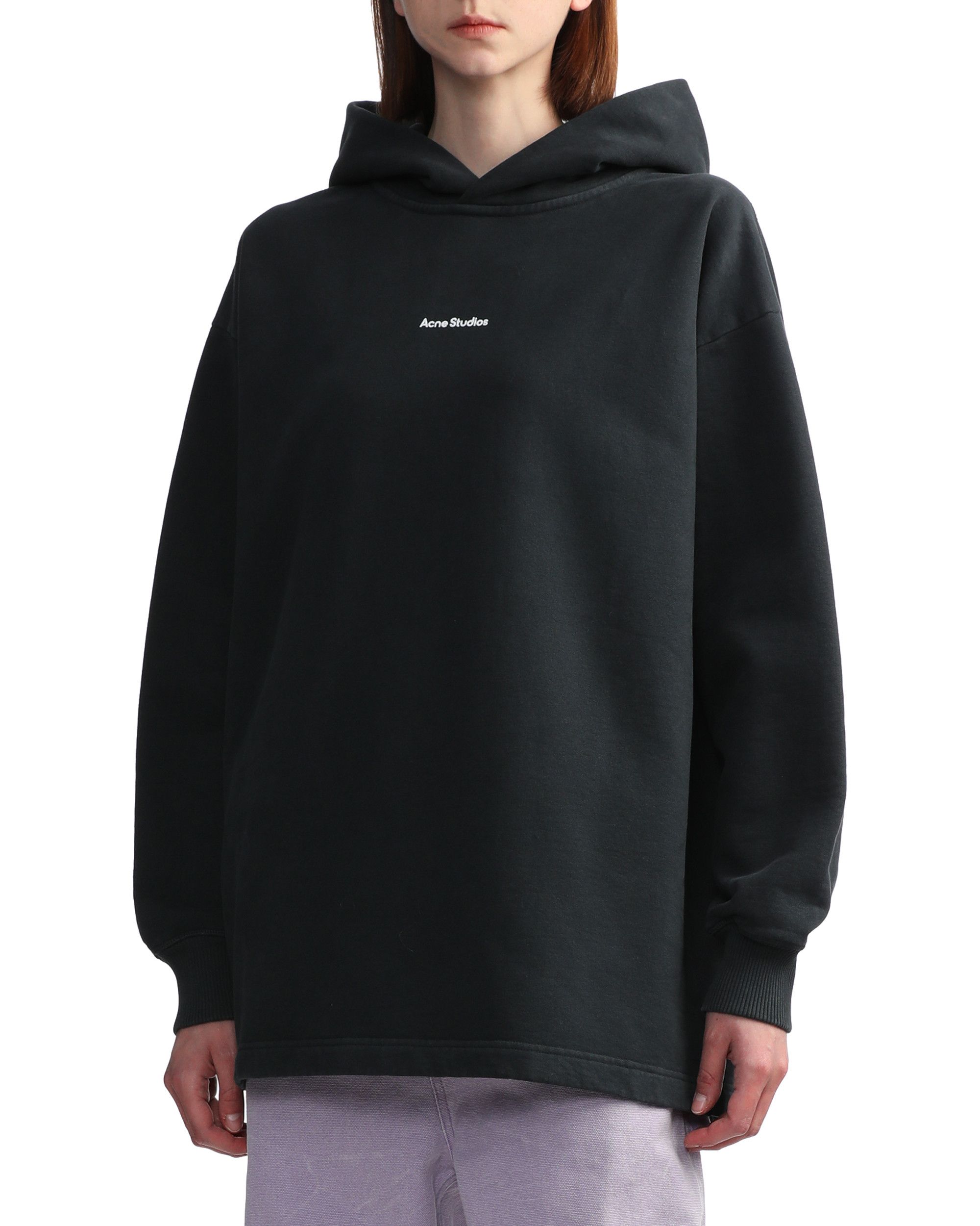 Acne Studios Acne Studios Logo Printed Hooded Sweatshirt Size XXS / US 00 / IT 34 - 3 Thumbnail