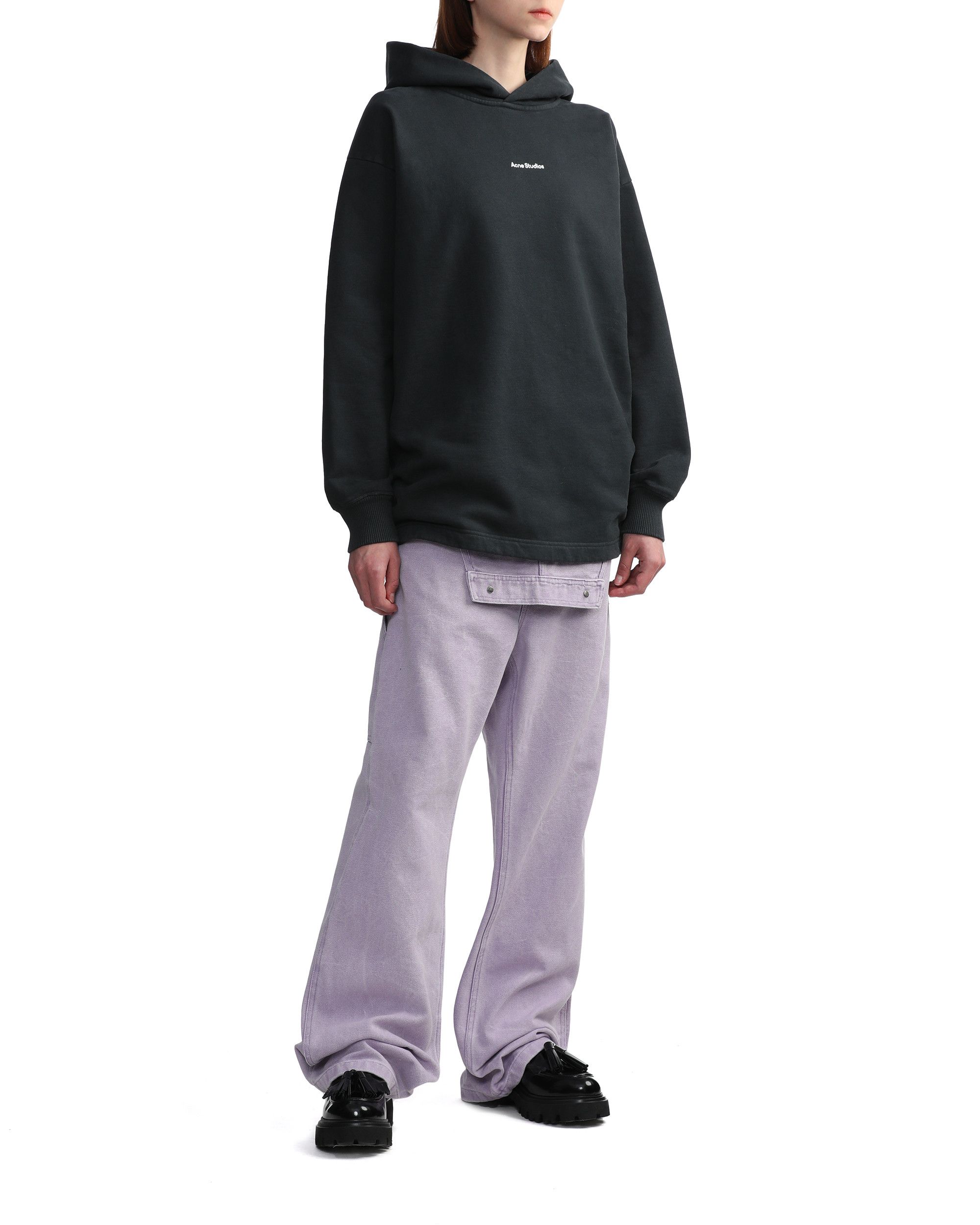 Acne Studios Acne Studios Logo Printed Hooded Sweatshirt Size XXS / US 00 / IT 34 - 2 Thumbnail