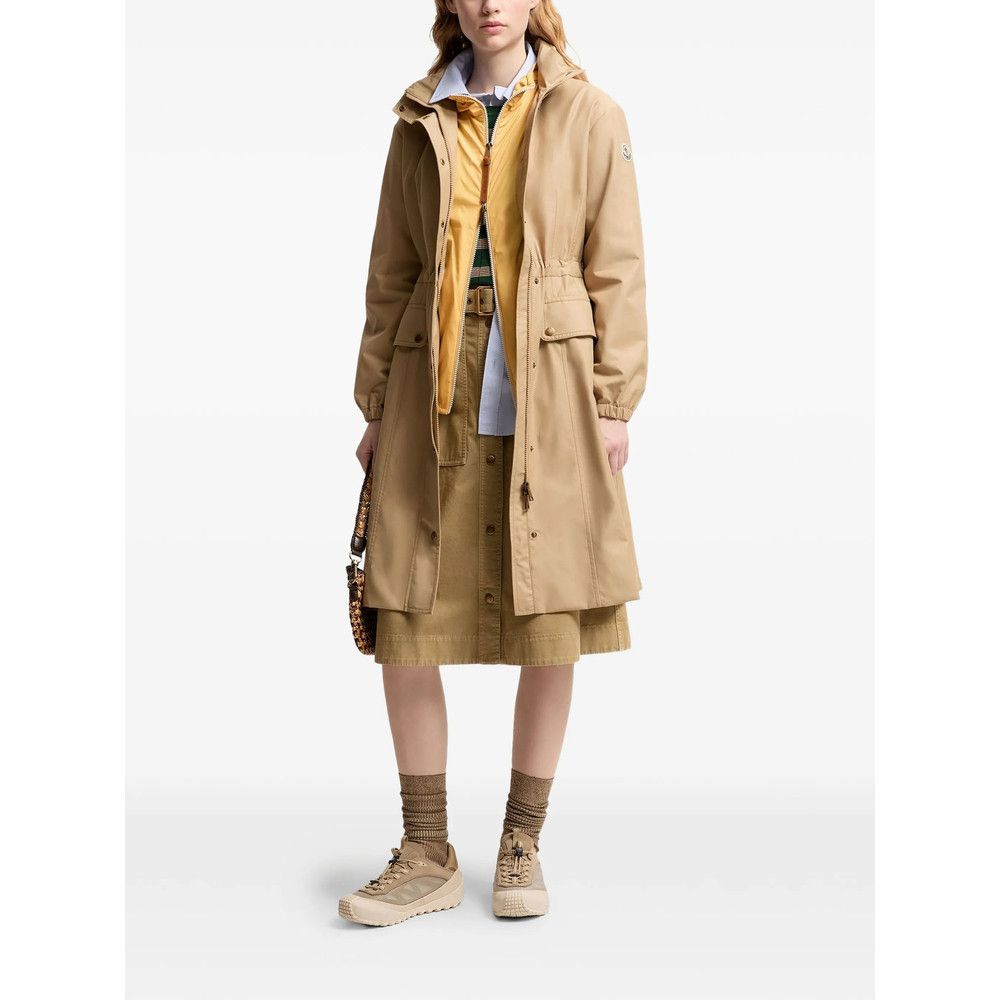 Moncler Moncler NEUTRALS Coats - Parka Coats Size M / US 6-8 / IT 42-44 - 4 Thumbnail