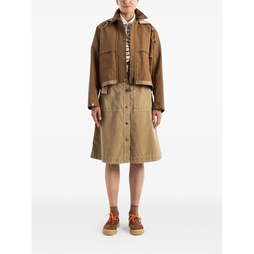 Moncler Moncler BROWN Jackets - Bomber Jackets Size M / US 6-8 / IT 42-44 - 3 Thumbnail