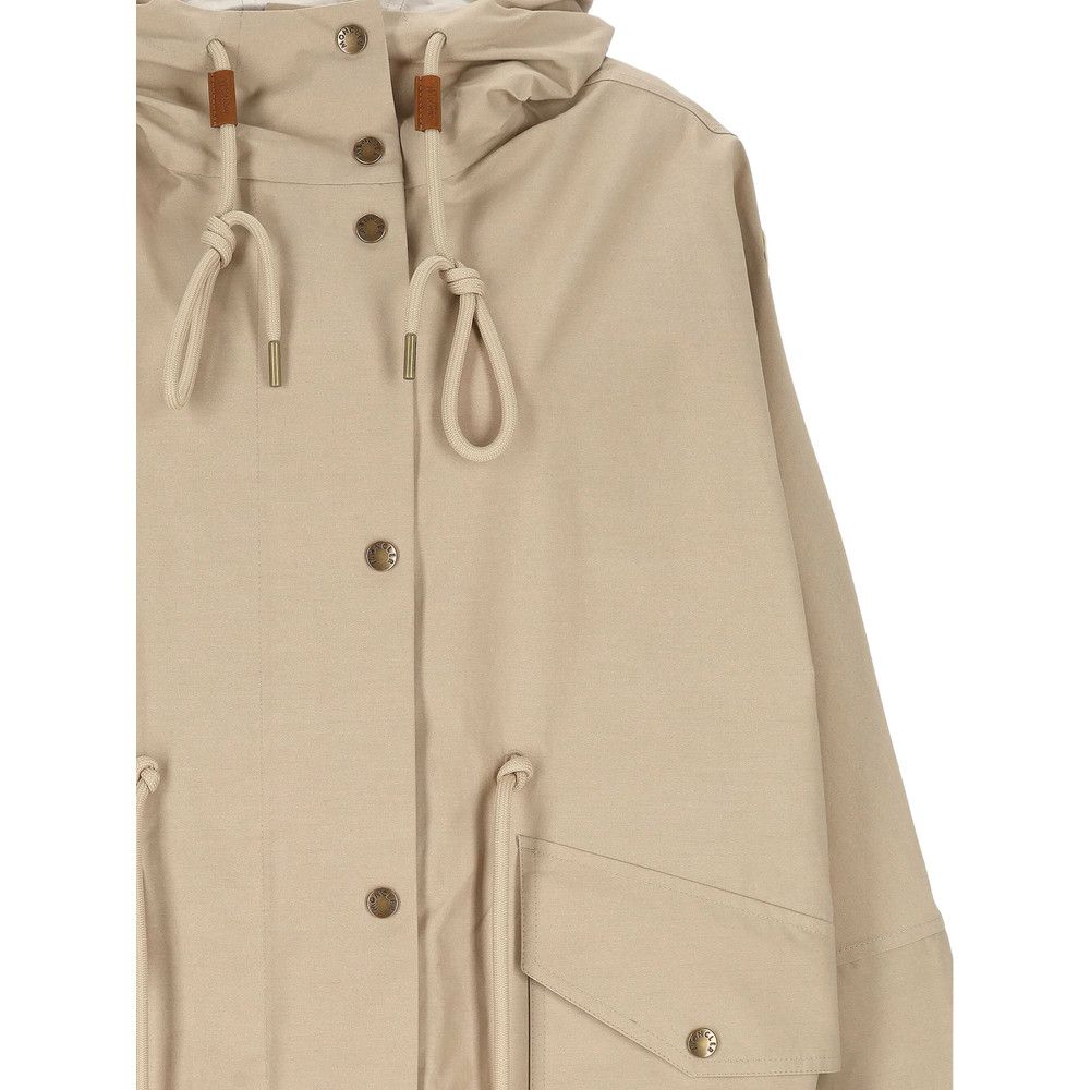 Moncler Moncler NEUTRALS Coats - Single Breasted Coats Size M / US 6-8 / IT 42-44 - 2 Thumbnail