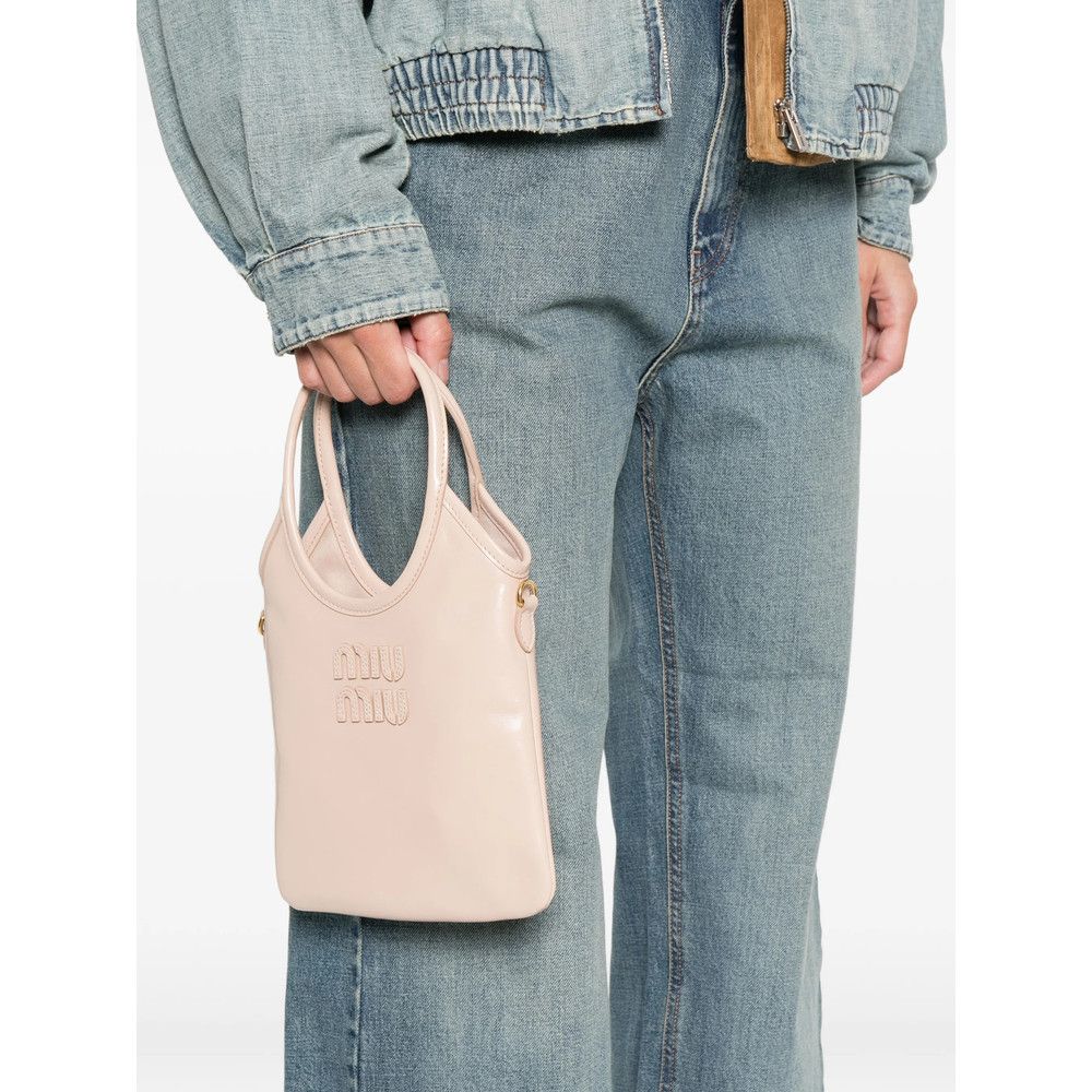 Miu Miu Miu Miu PINK Tote Bags Size ONE SIZE - 4 Thumbnail