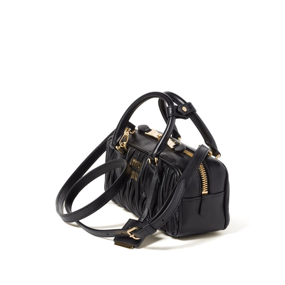 Miu Miu Miu Miu BLACK Tote Bags Size ONE SIZE - 4 Thumbnail
