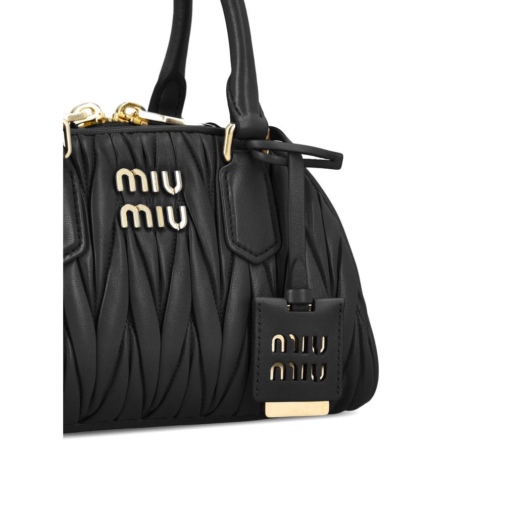 Miu Miu Miu Miu BLACK Tote Bags Size ONE SIZE - 3 Thumbnail