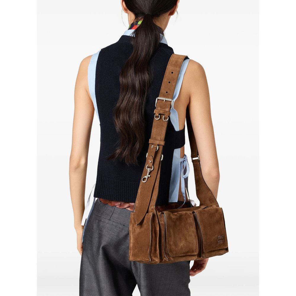 Miu Miu Miu Miu BROWN Shoulder Bags Size ONE SIZE - 3 Thumbnail