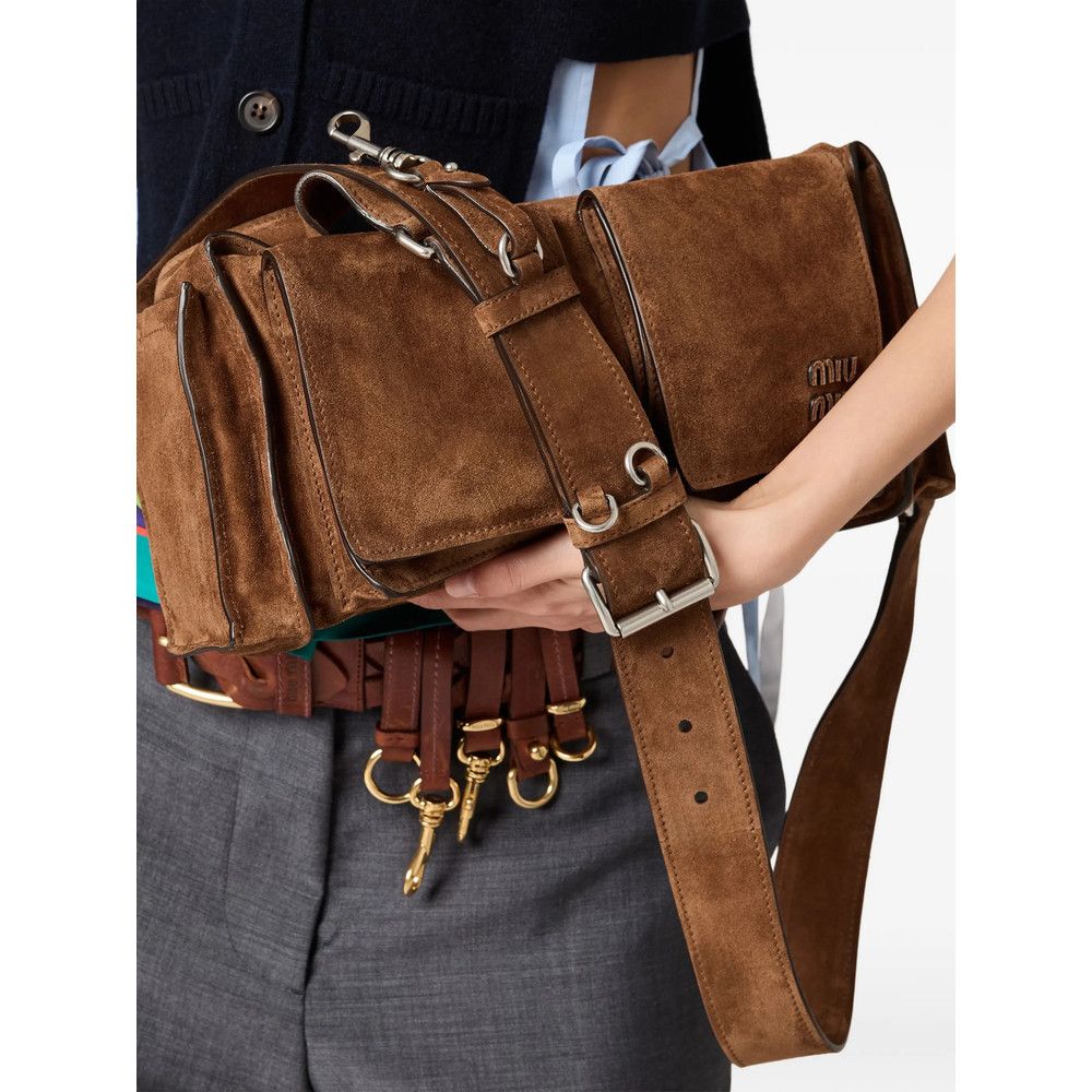 Miu Miu Miu Miu BROWN Shoulder Bags Size ONE SIZE - 4 Thumbnail