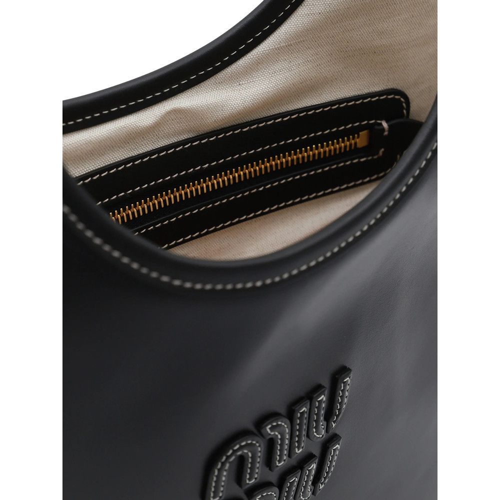 Miu Miu Miu Miu BLACK Tote Bags Size ONE SIZE - 4 Thumbnail
