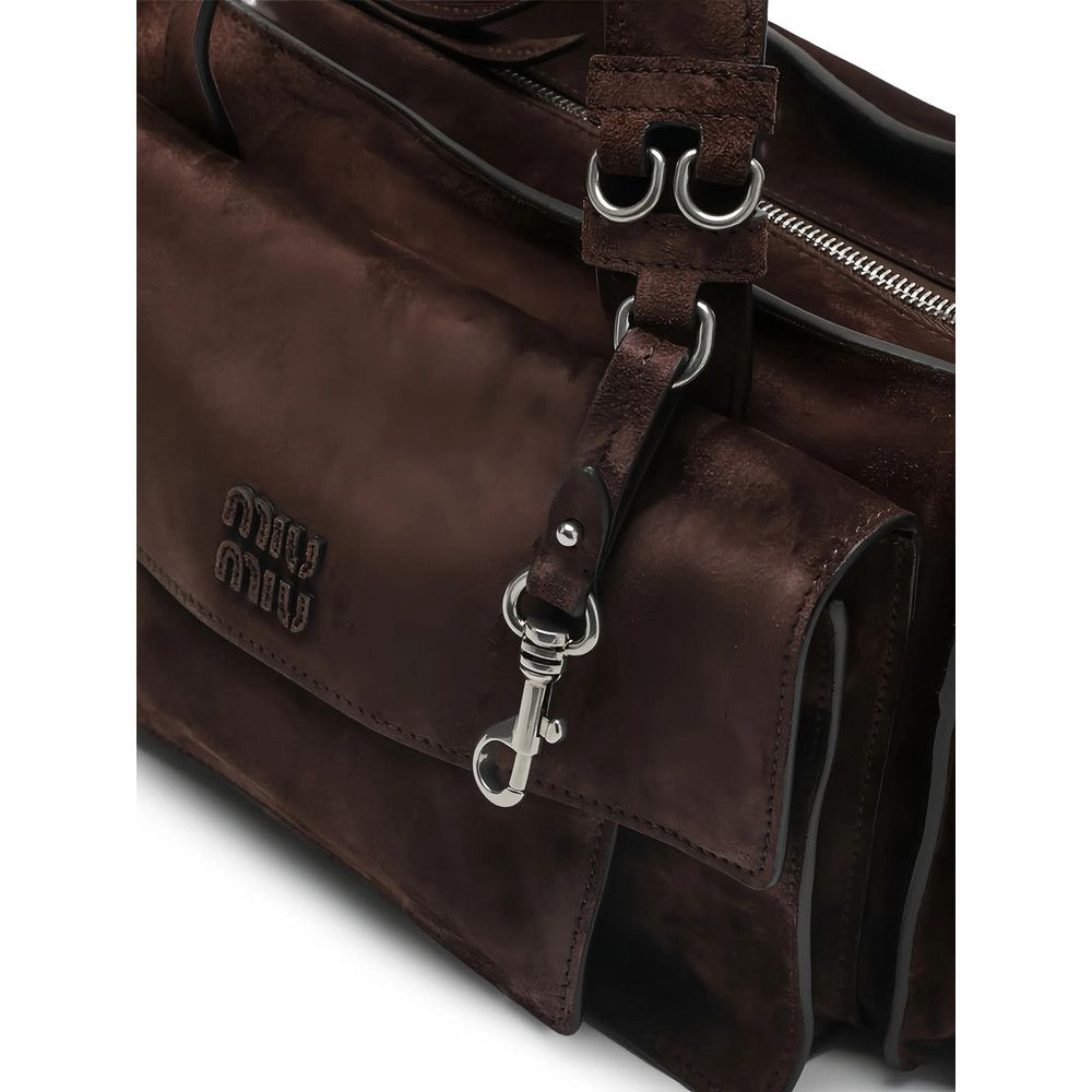 Miu Miu Miu Miu BROWN Tote Bags Size ONE SIZE - 6 Thumbnail