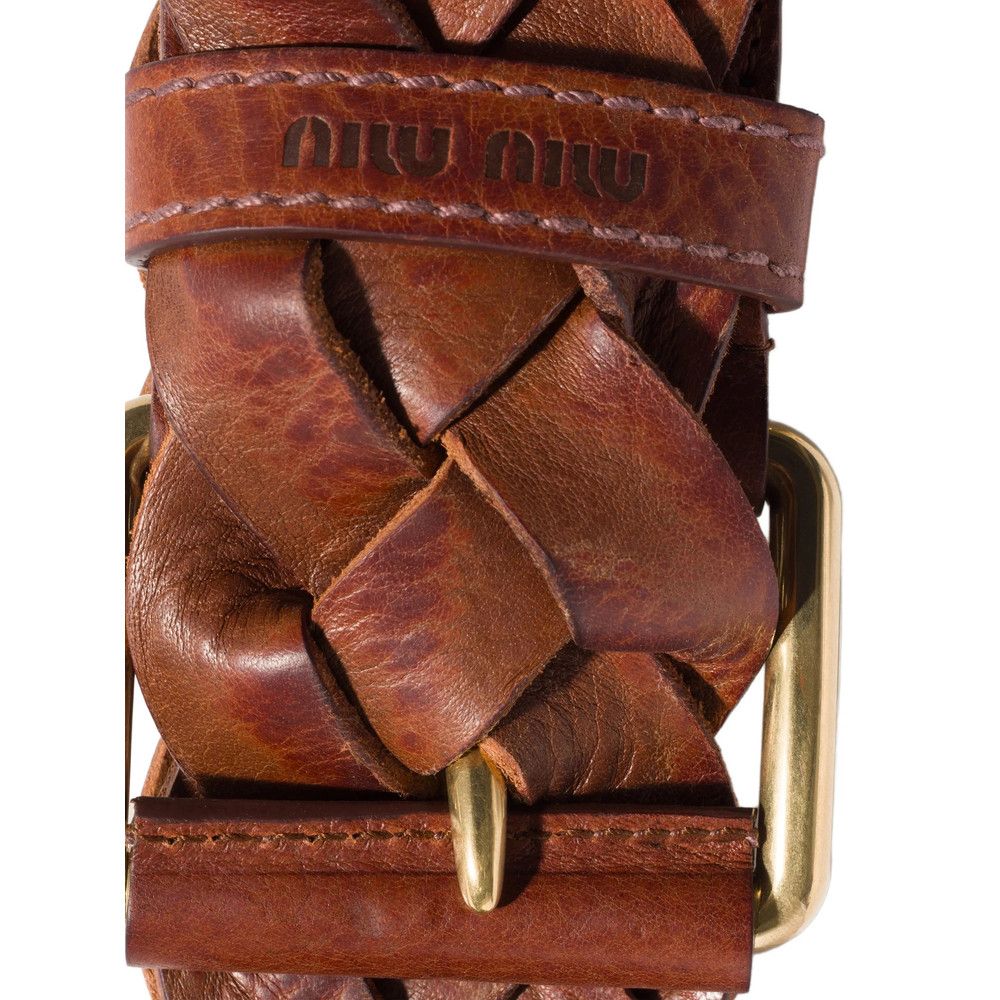 Miu Miu Miu Miu BROWN Belts Size ONE SIZE - 2 Thumbnail
