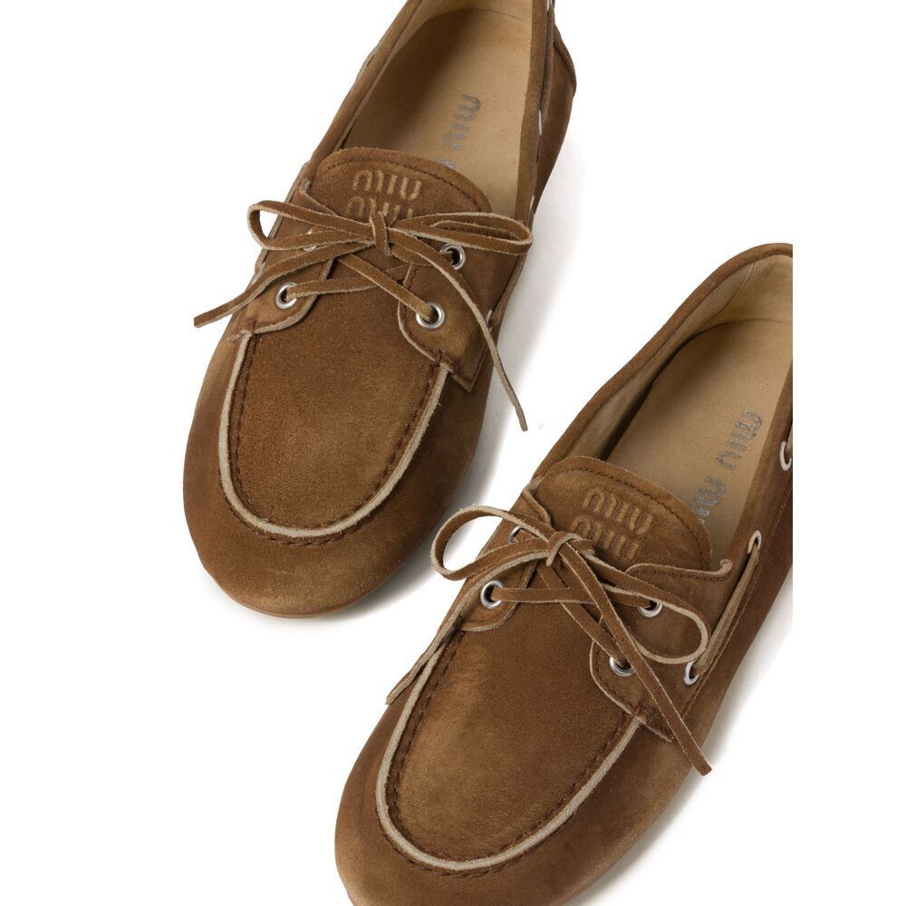 Miu Miu Miu Miu BROWN Loafers Size US 10 / IT 40 - 2 Thumbnail