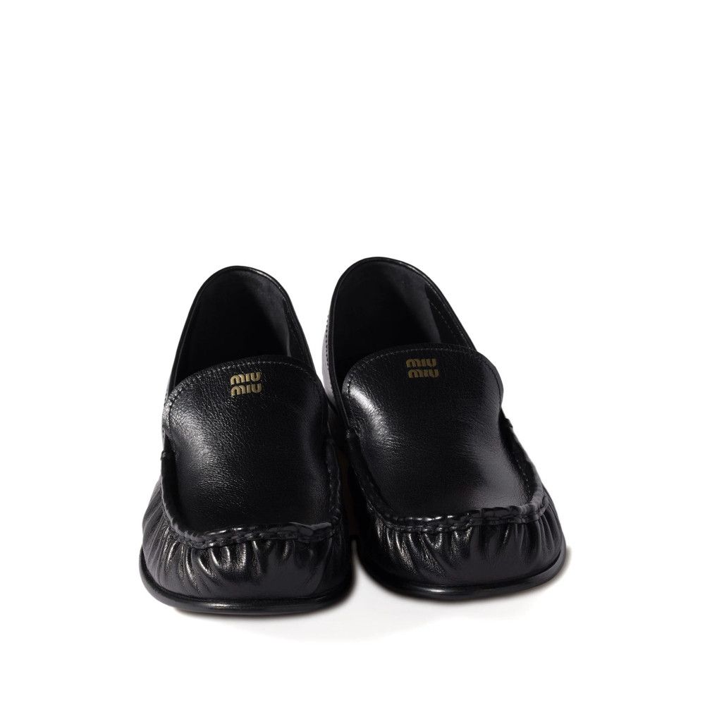Miu Miu Miu Miu BLACK Loafers Size US 10 / IT 40 - 2 Thumbnail