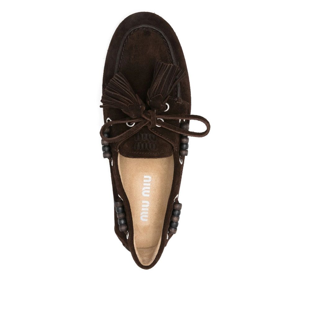 Miu Miu Miu Miu BROWN Loafers Size US 7 / IT 37 - 4 Thumbnail