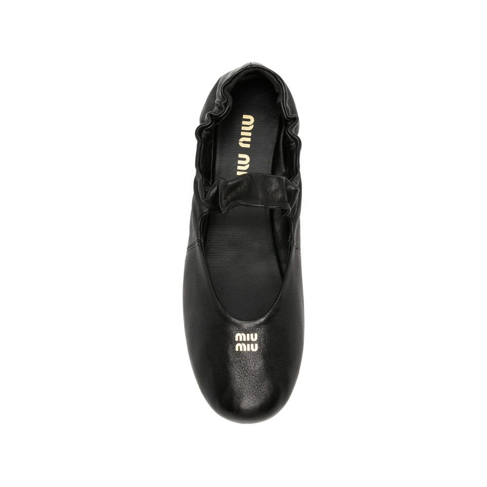 Miu Miu Miu Miu BLACK Ballet Flats Size US 7.5 / IT 37.5 - 3 Thumbnail