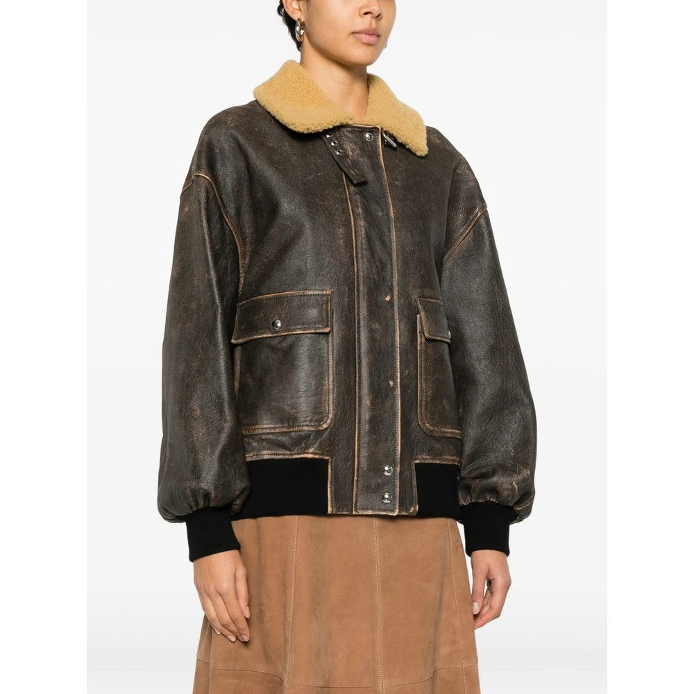 KHAITE Khaite BROWN Jackets - Leather Jackets Size XS / US 0-2 / IT 36-38 - 3 Thumbnail